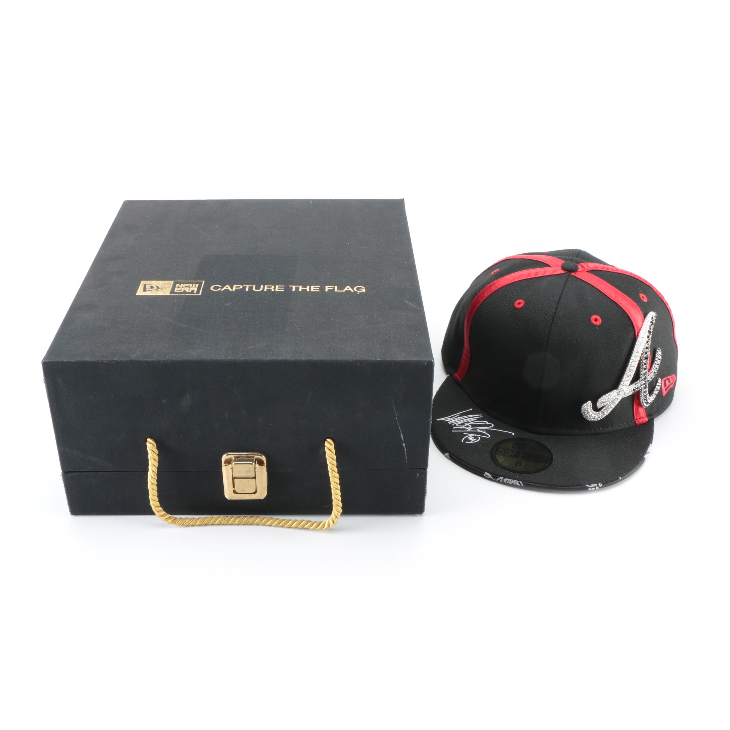 Limited Edition New Era Braves Baseball Cap with Case Designed by Ludacris