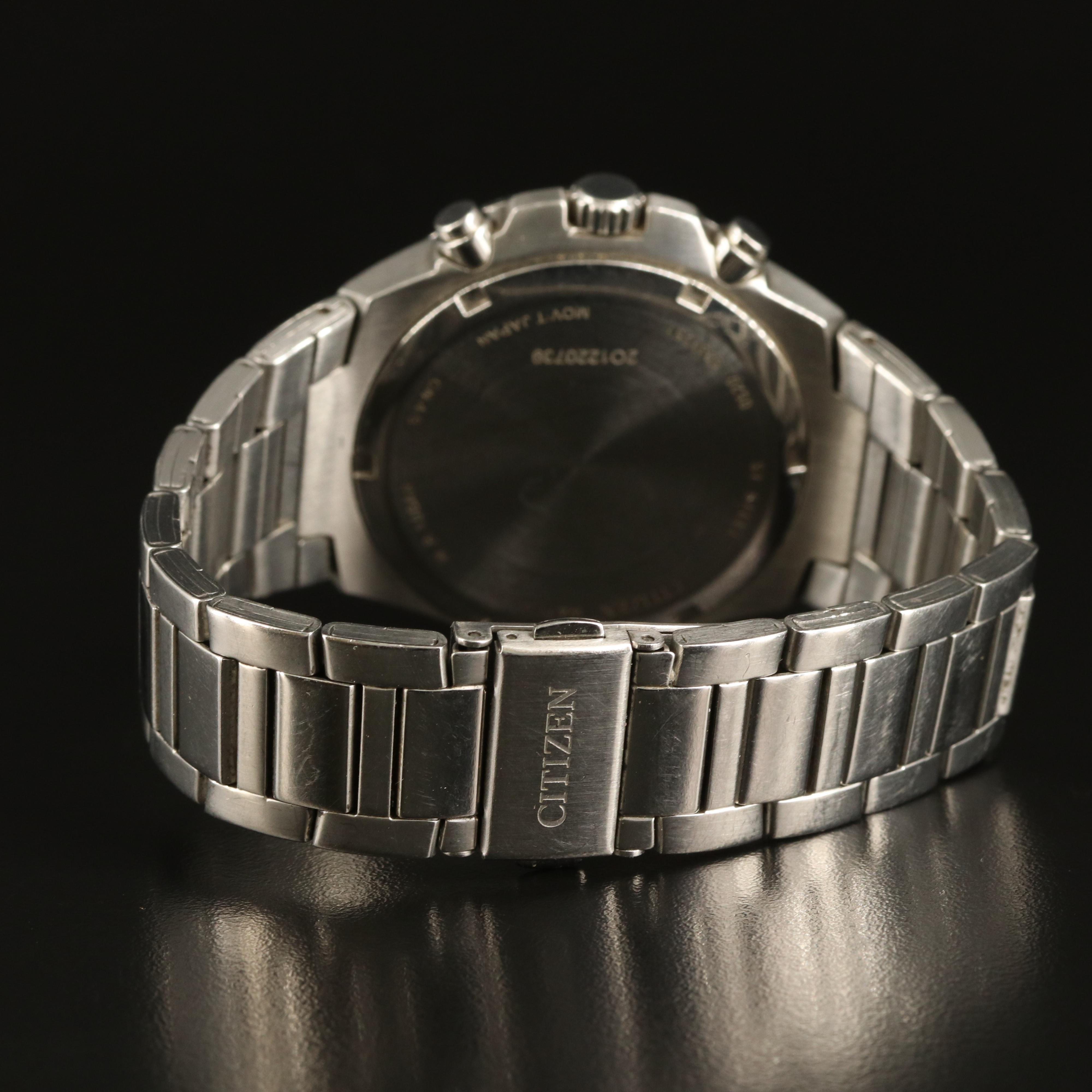 Citizen Quartz Chrono Stainless Steel Watch