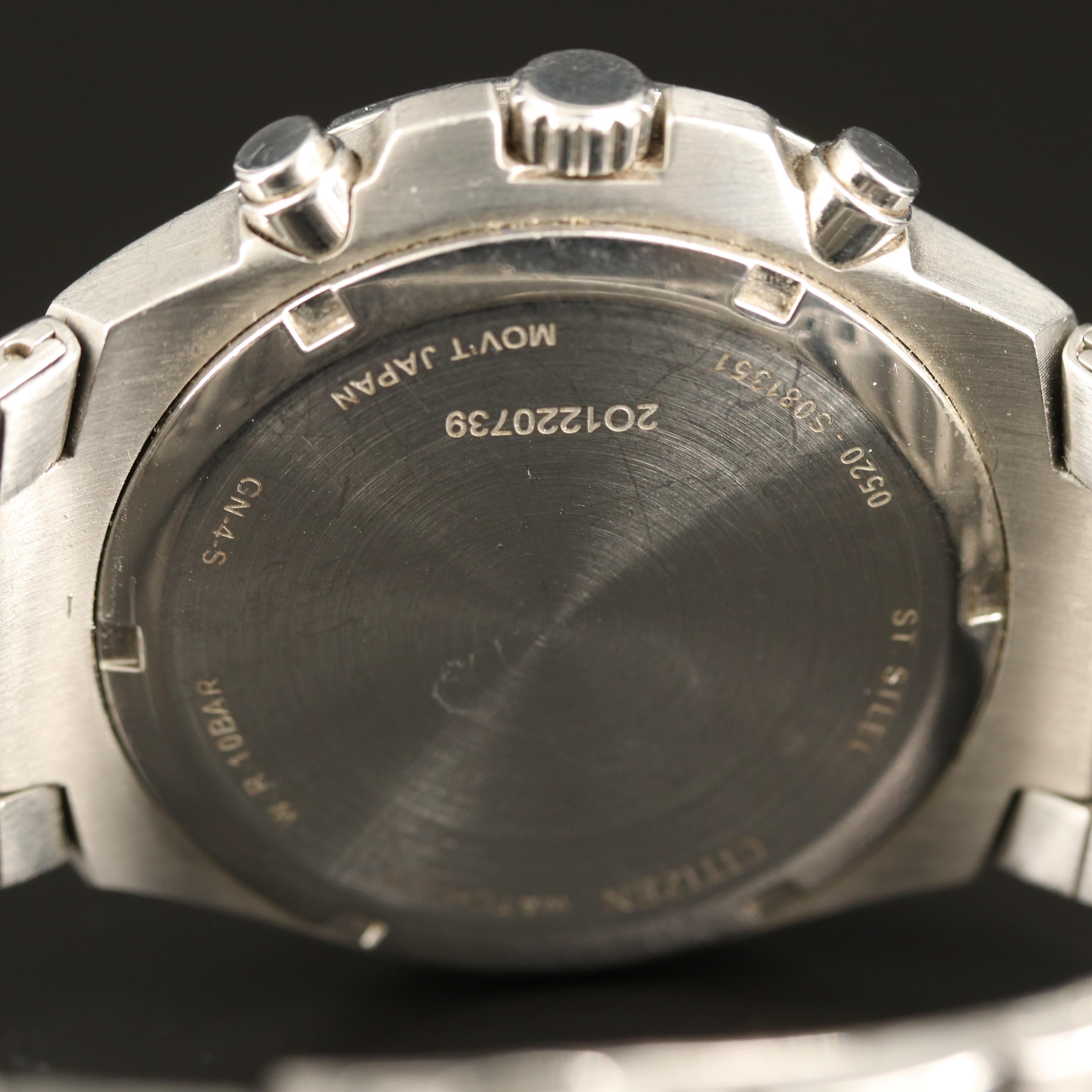 Citizen Quartz Chrono Stainless Steel Watch