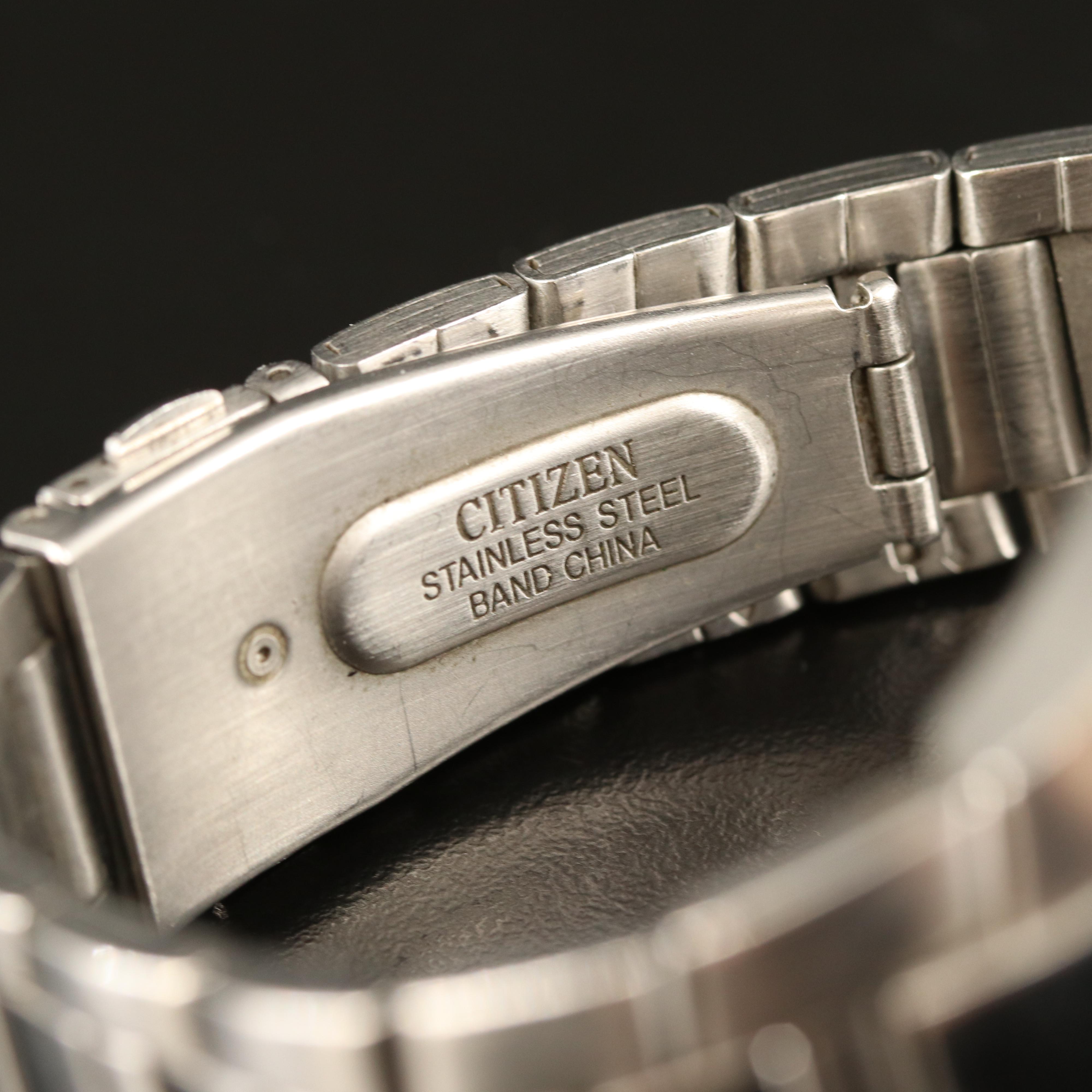 Citizen Quartz Chrono Stainless Steel Watch