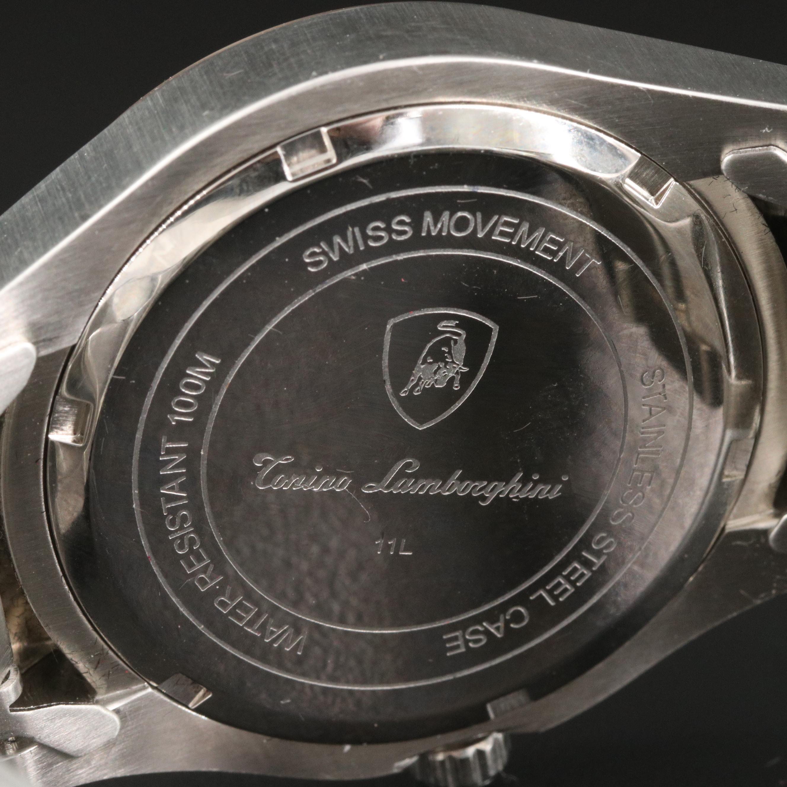 Tonino Lamborghini Stainless Steel Two Tone Quartz Watch