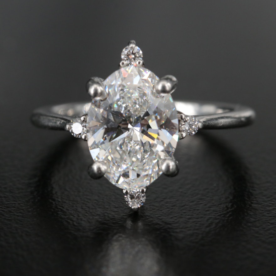 Platinum 2.45 CTW Diamond Ring