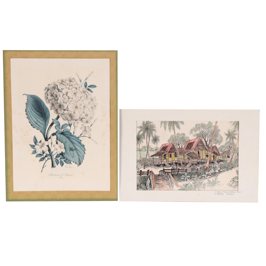 Landscape and Botanical Reproduction Prints
