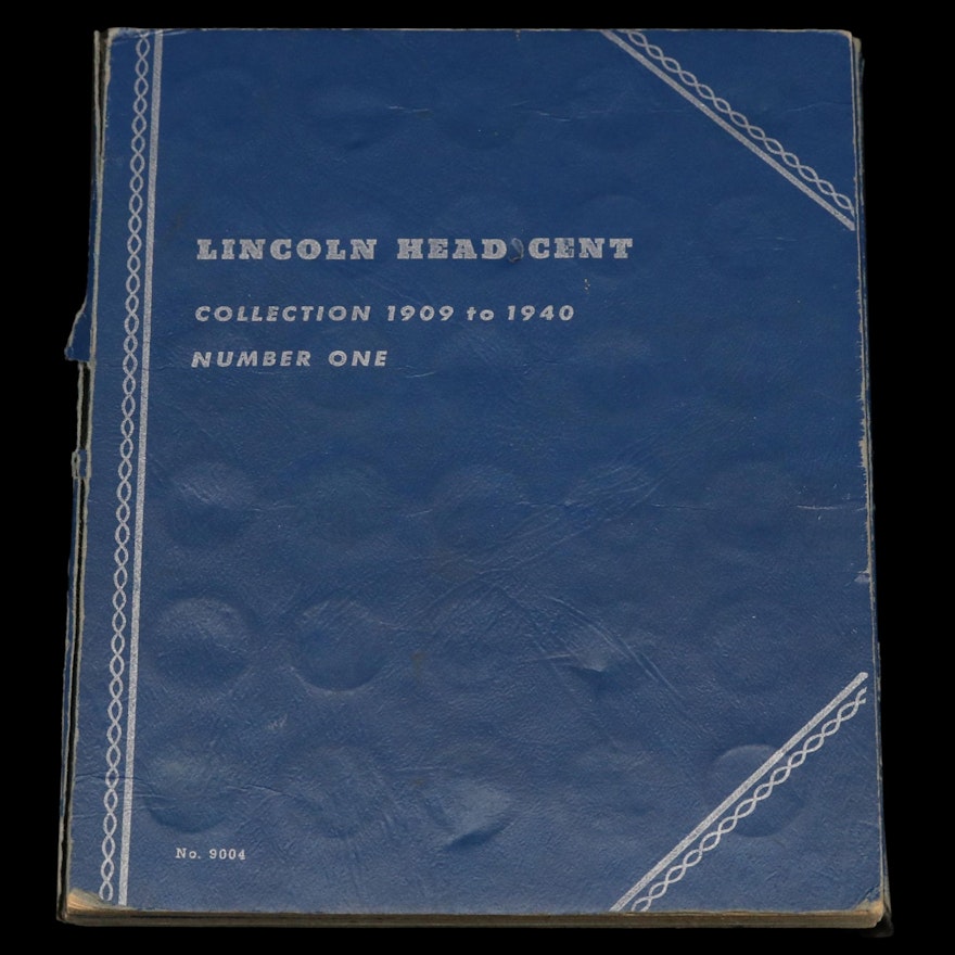 Whitman Album of Lincoln Wheat Cents, 1910-1940