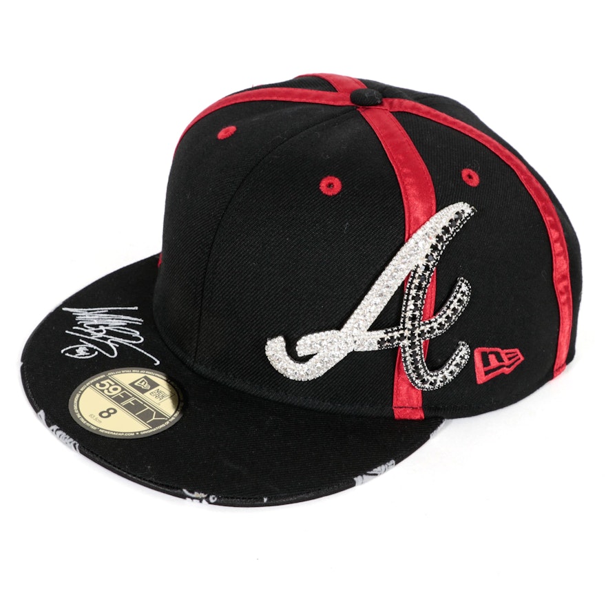 Limited Edition New Era Braves Baseball Cap with Case Designed by Ludacris
