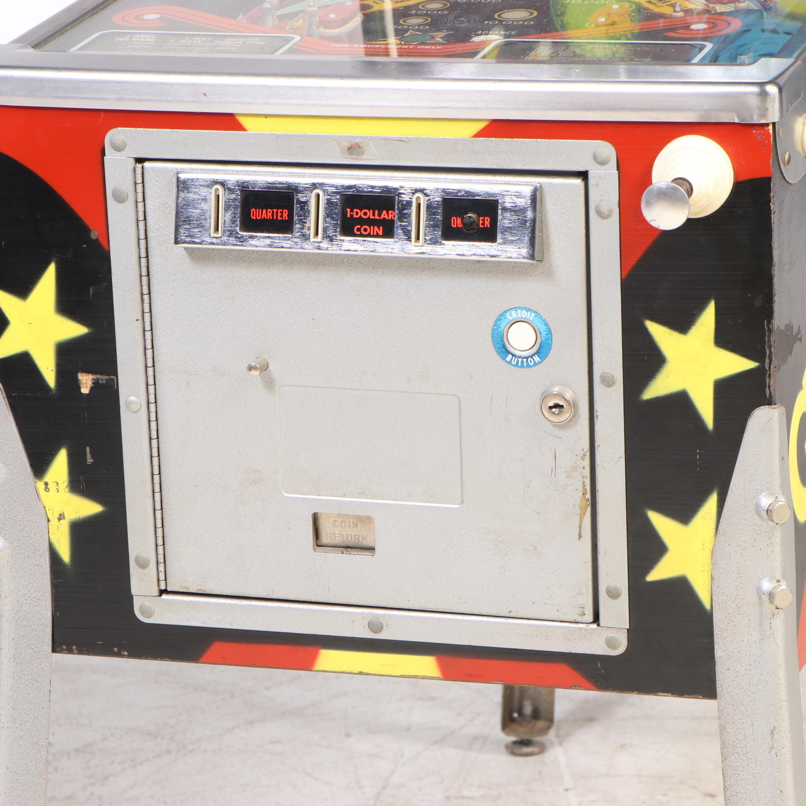 Stern Electronics Galaxy Pinball Machine, 1980