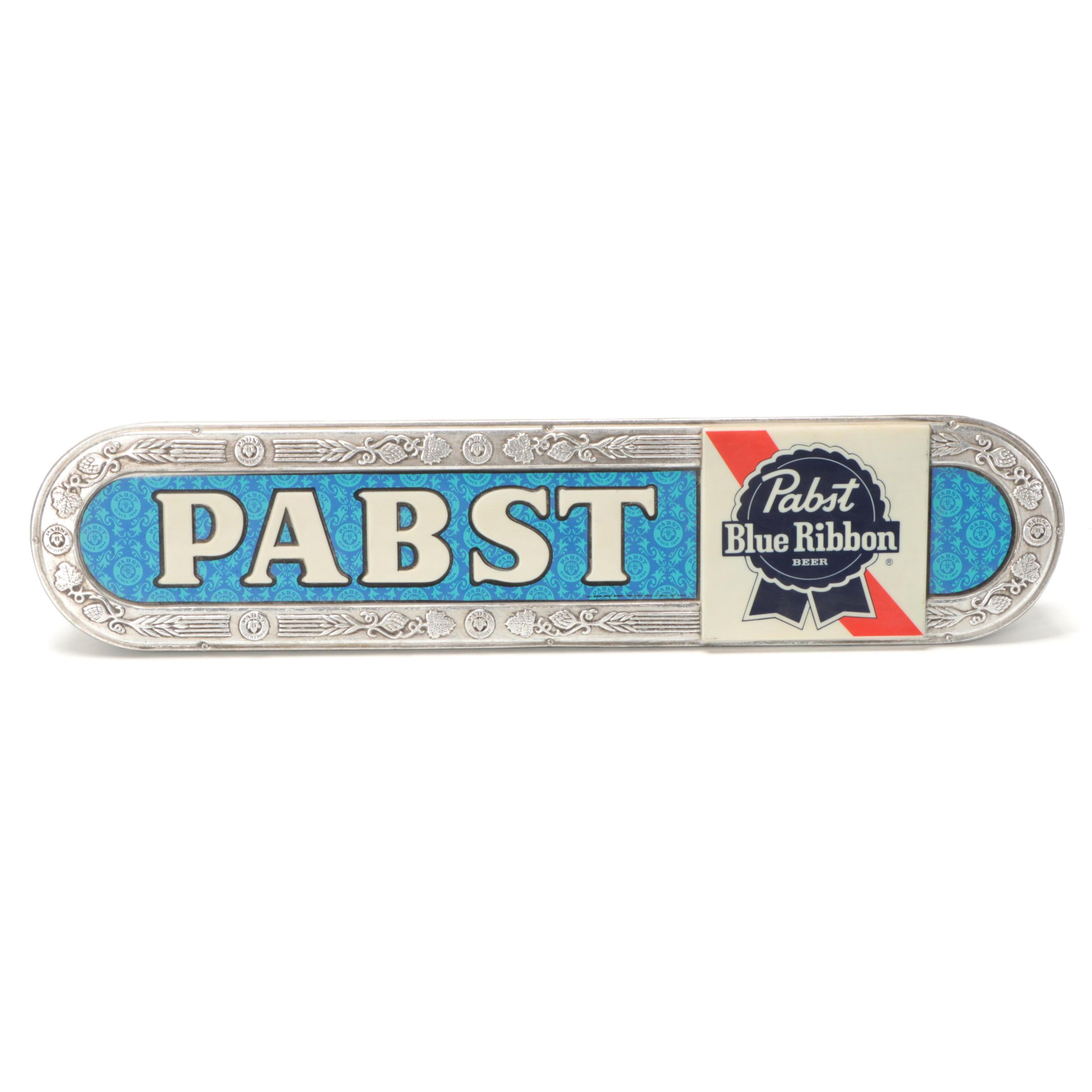 "Pabst Blue Ribbon" Lighted Hanging Sign