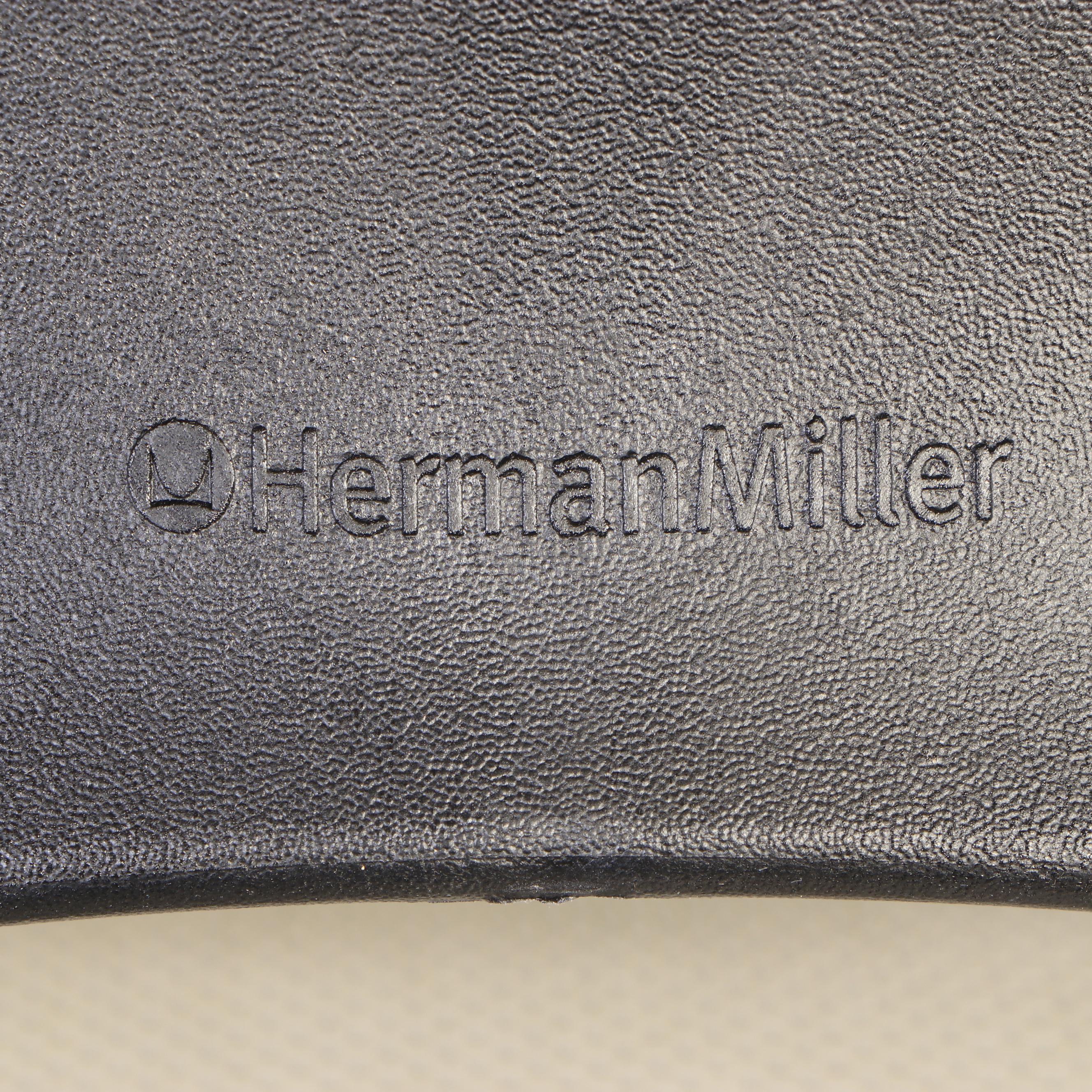 Ten Herman Miller "Caper" Tubular Steel Stacking Chairs on Casters