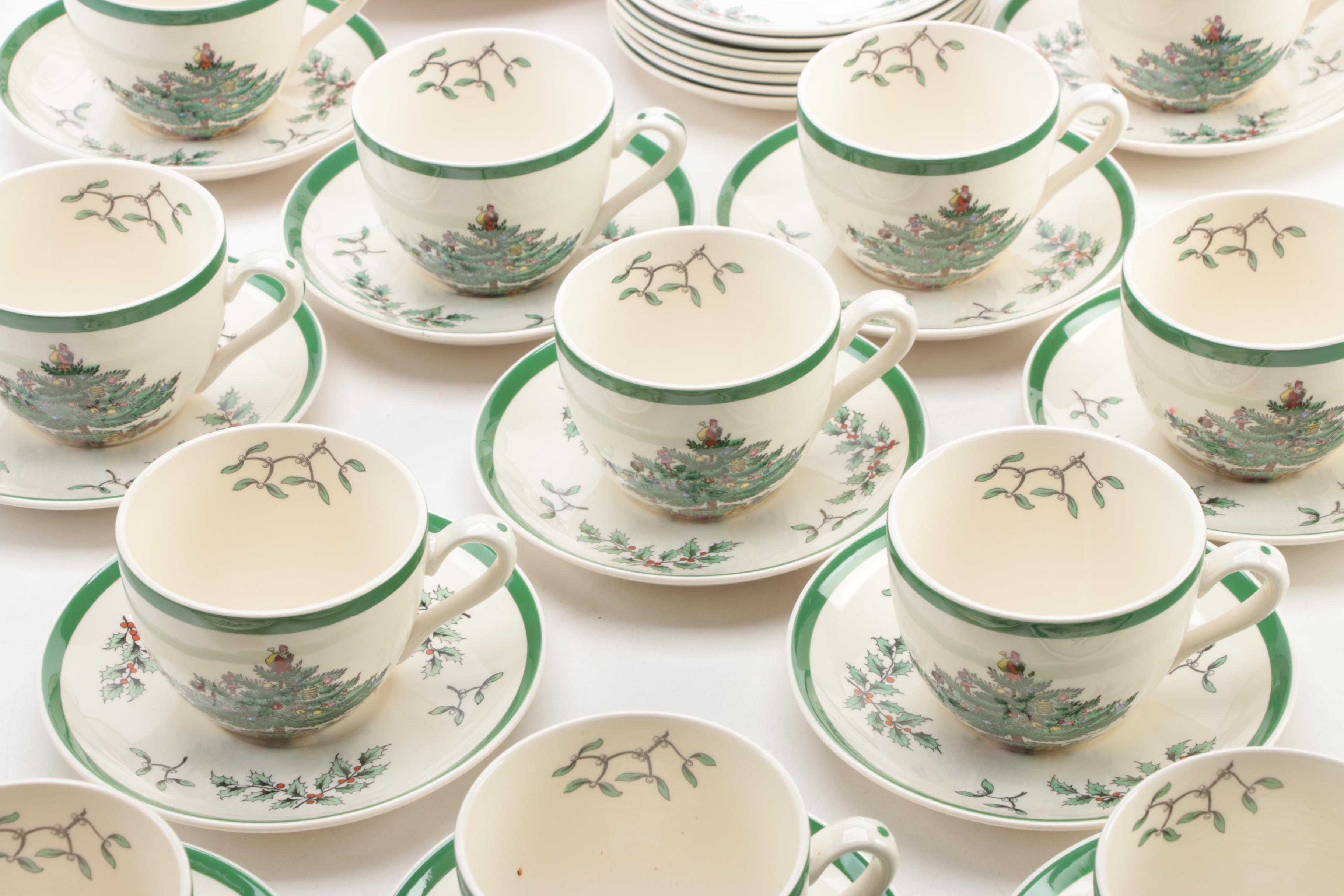 Spode "Christmas Tree" Earthenware Dinnerware