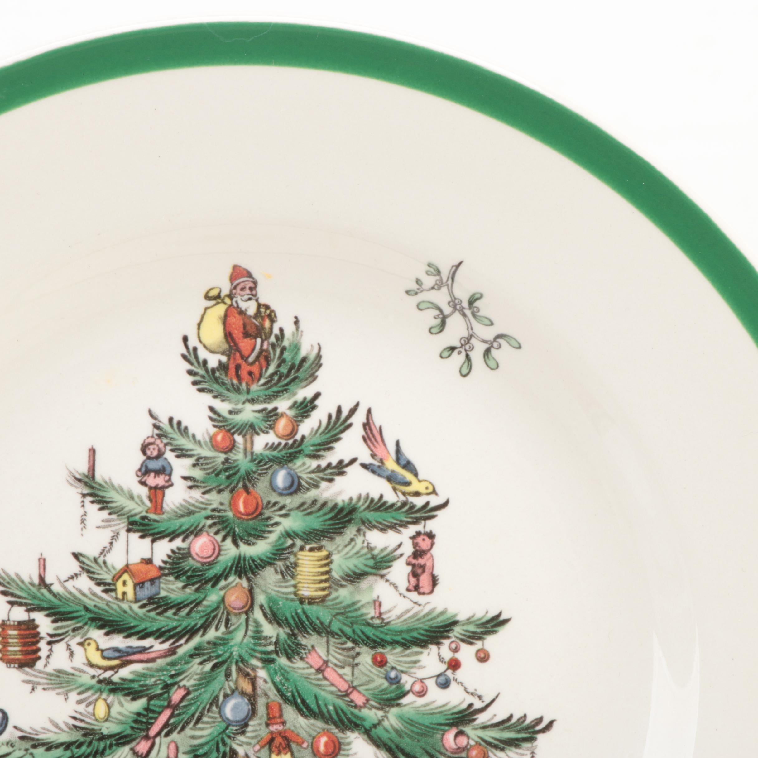 Spode "Christmas Tree" Earthenware Dinnerware