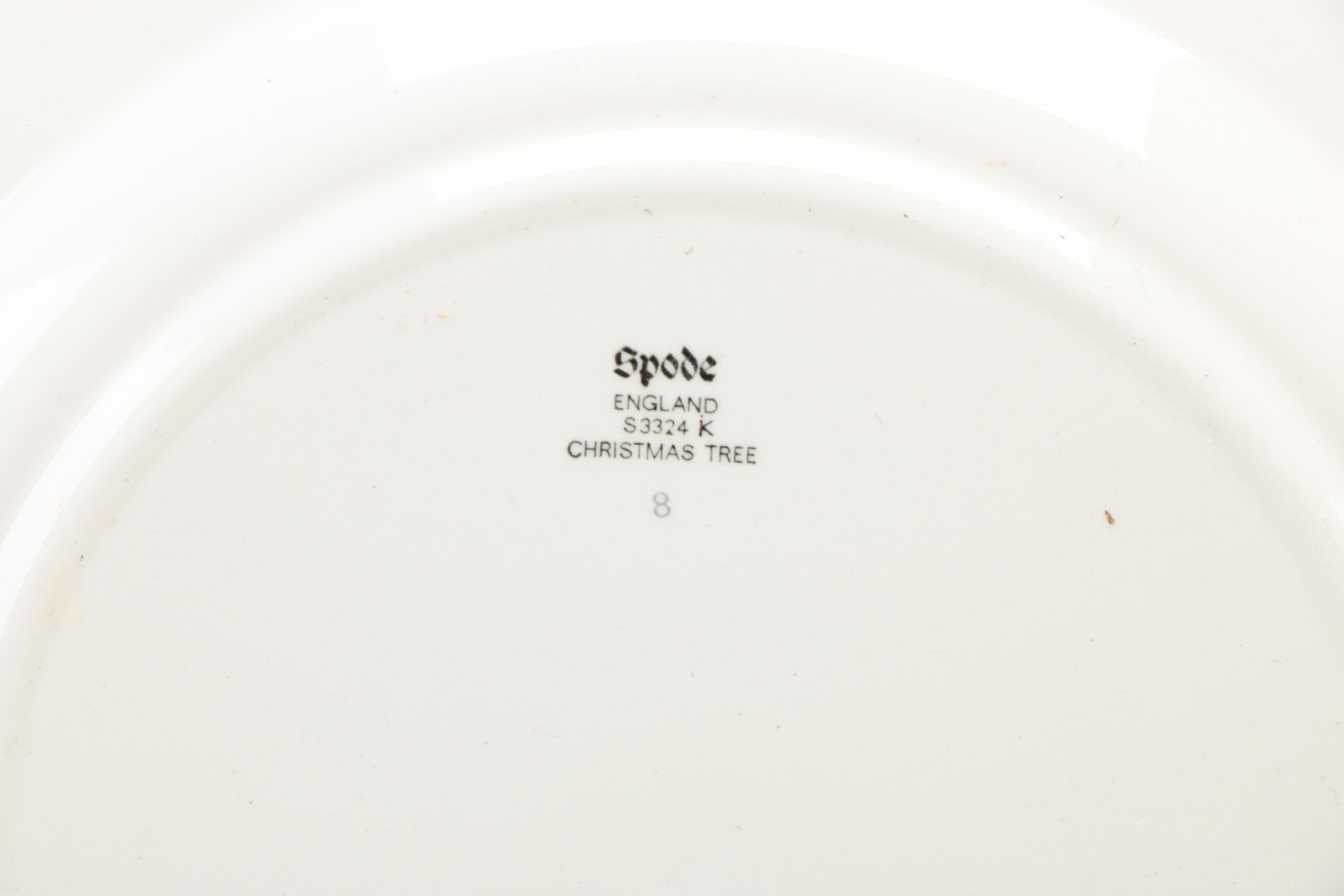 Spode "Christmas Tree" Earthenware Dinnerware