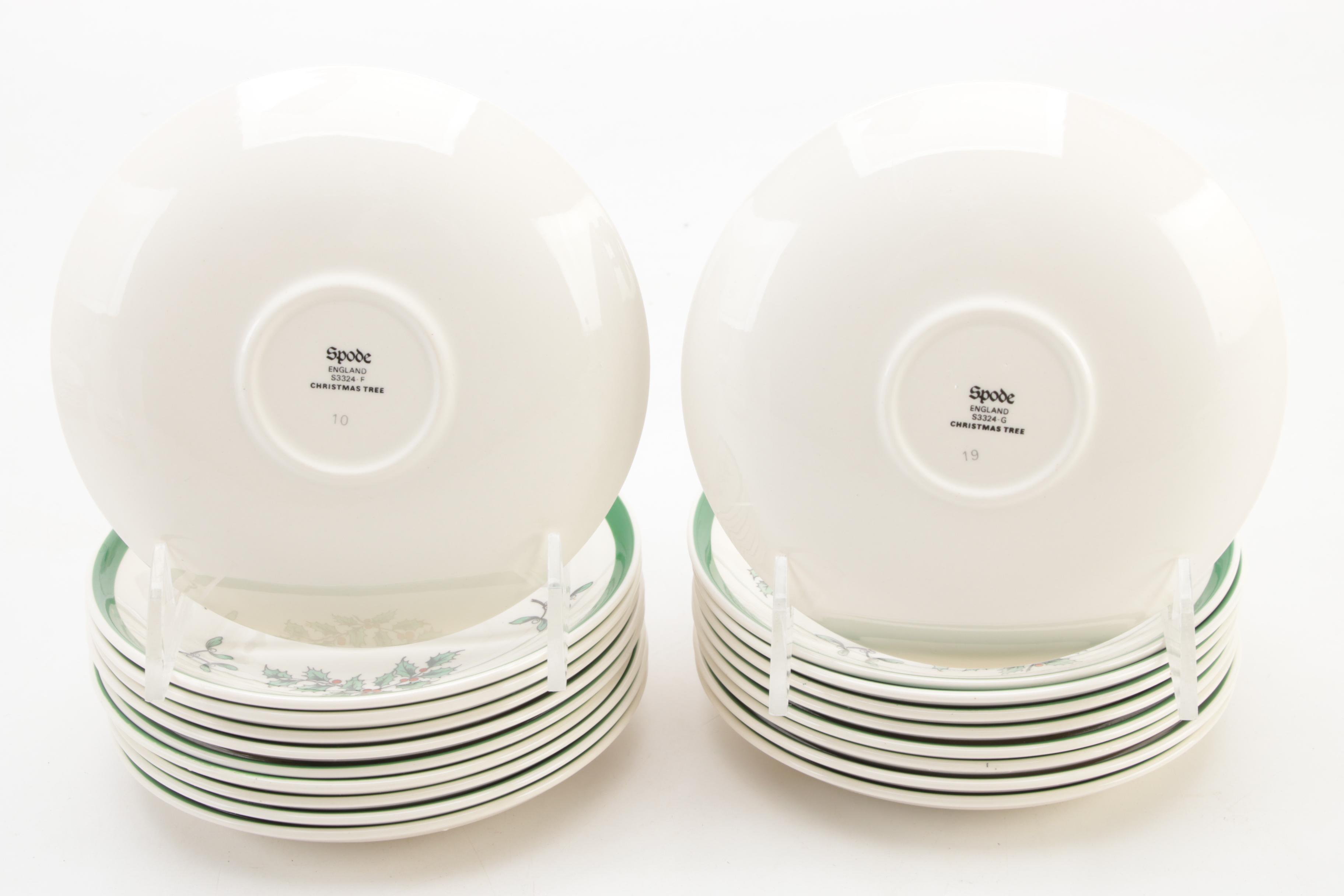 Spode "Christmas Tree" Earthenware Dinnerware