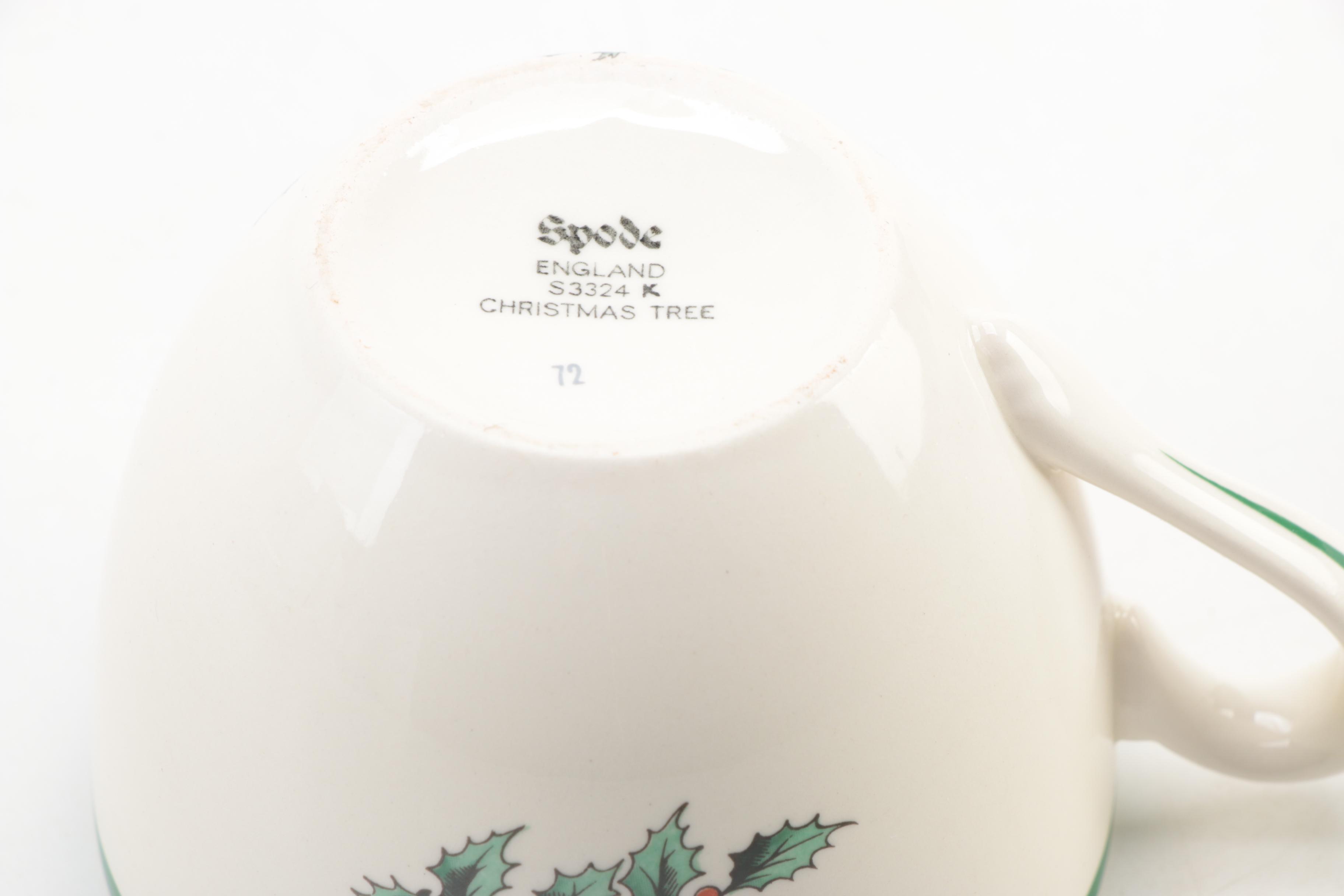 Spode "Christmas Tree" Earthenware Dinnerware