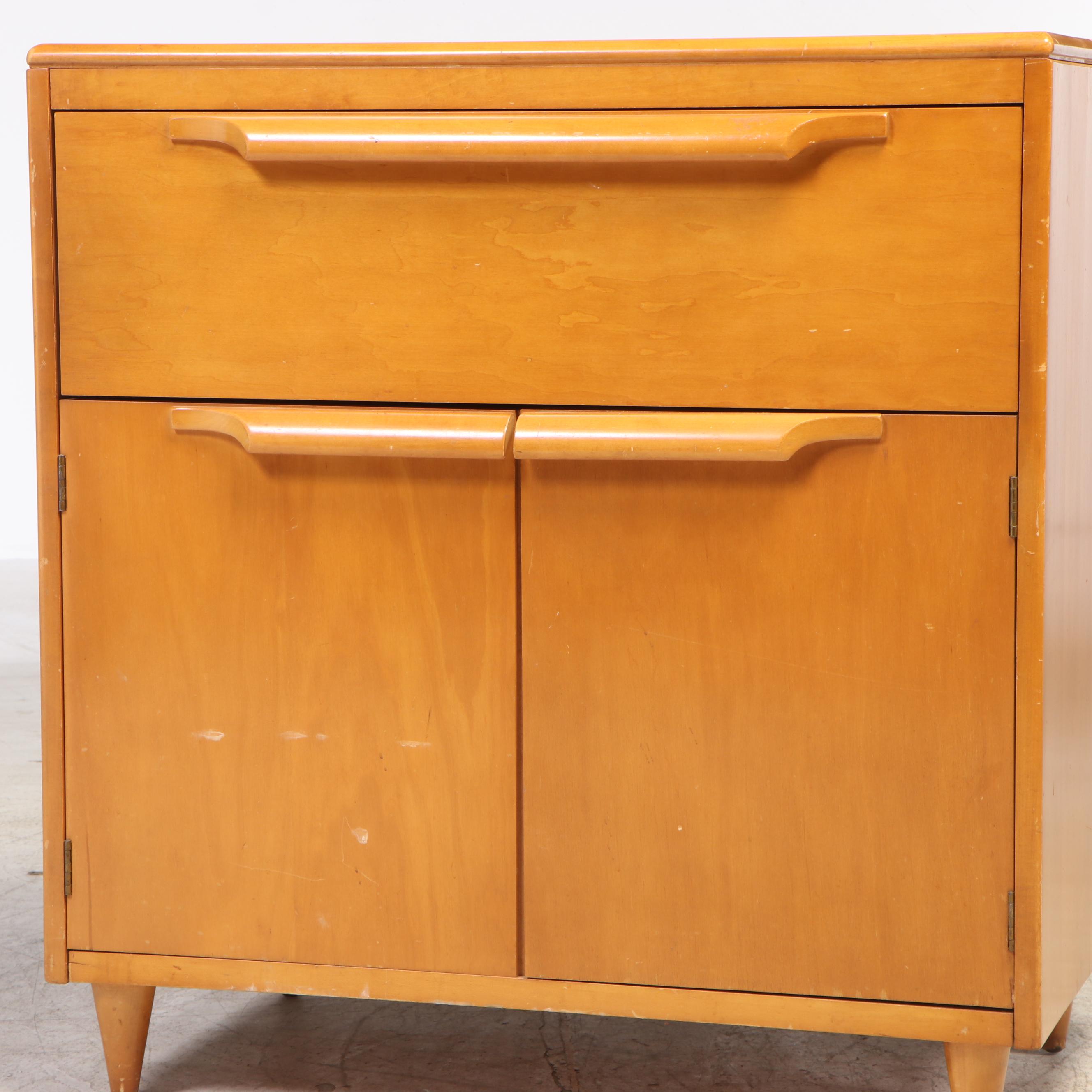 Heywood-Wakefield Maple Cabinet, Mid-20th Century