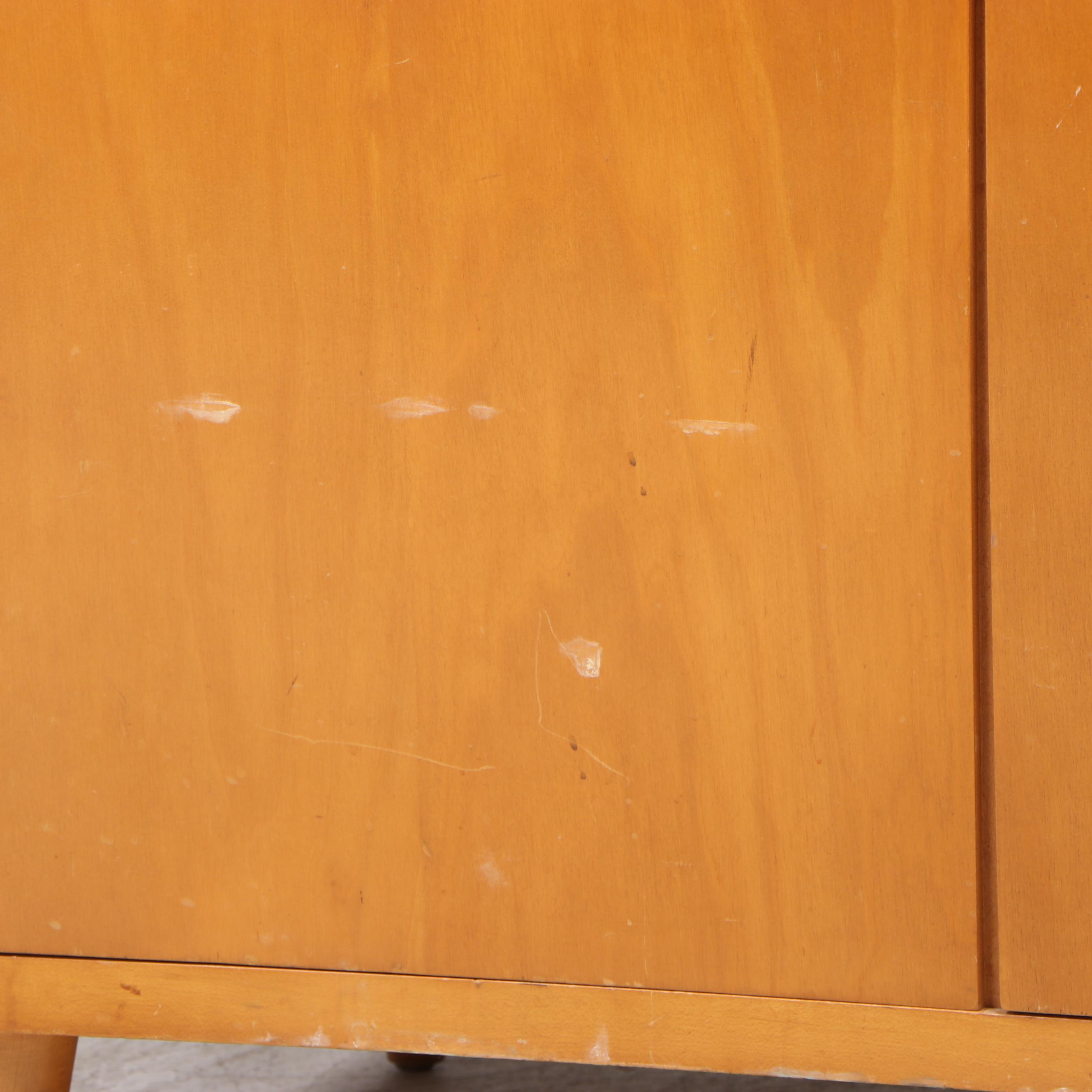 Heywood-Wakefield Maple Cabinet, Mid-20th Century