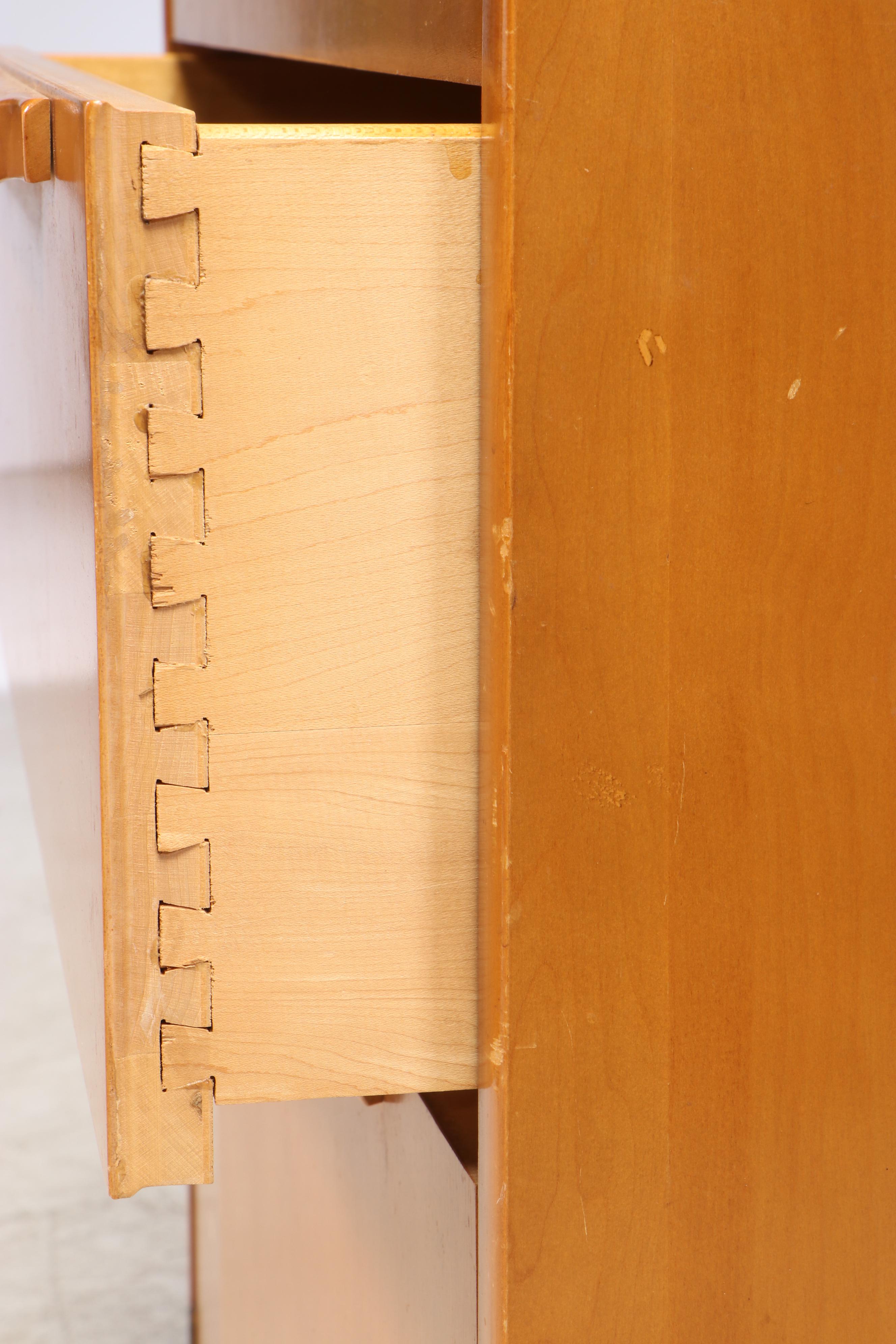 Heywood-Wakefield Maple Cabinet, Mid-20th Century