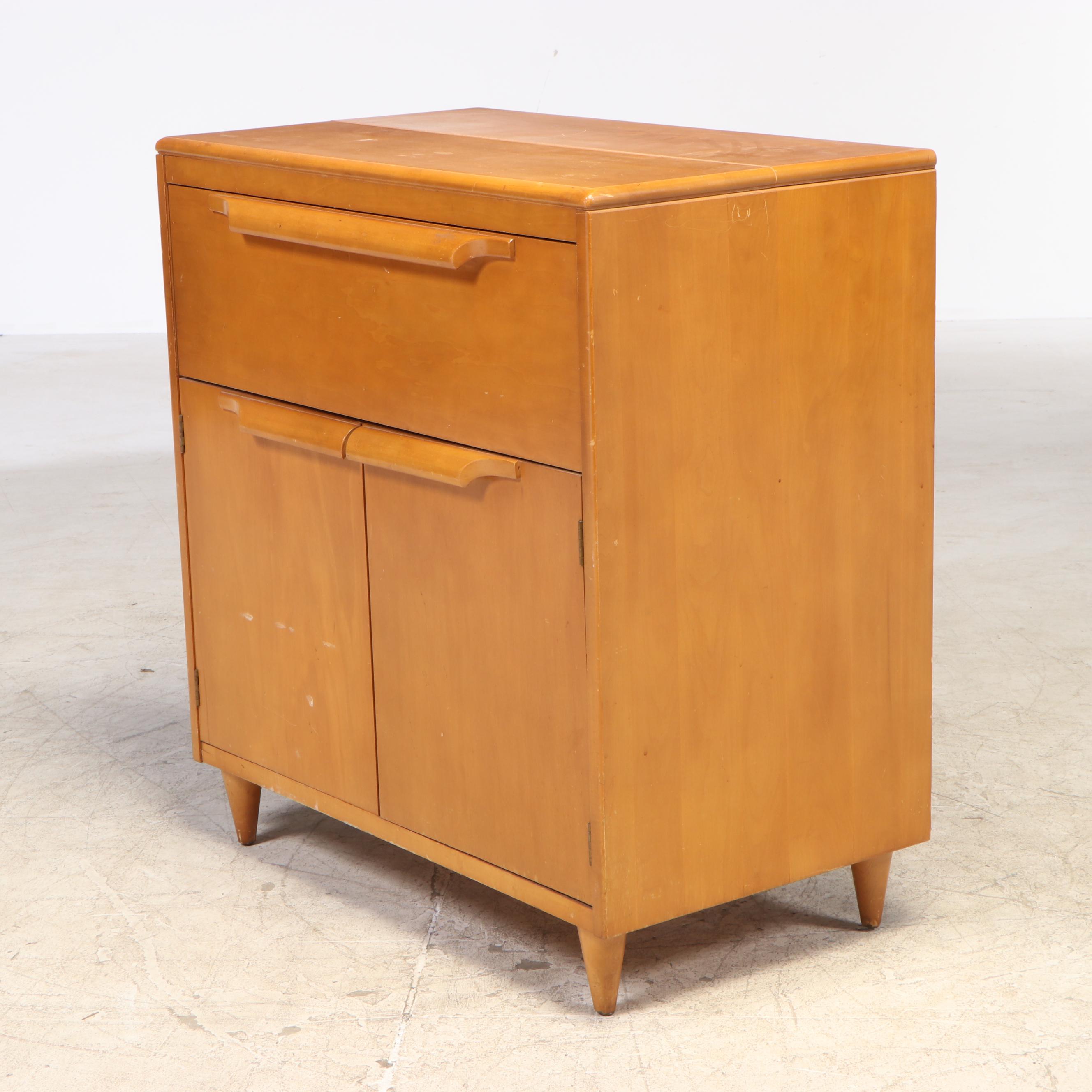 Heywood-Wakefield Maple Cabinet, Mid-20th Century