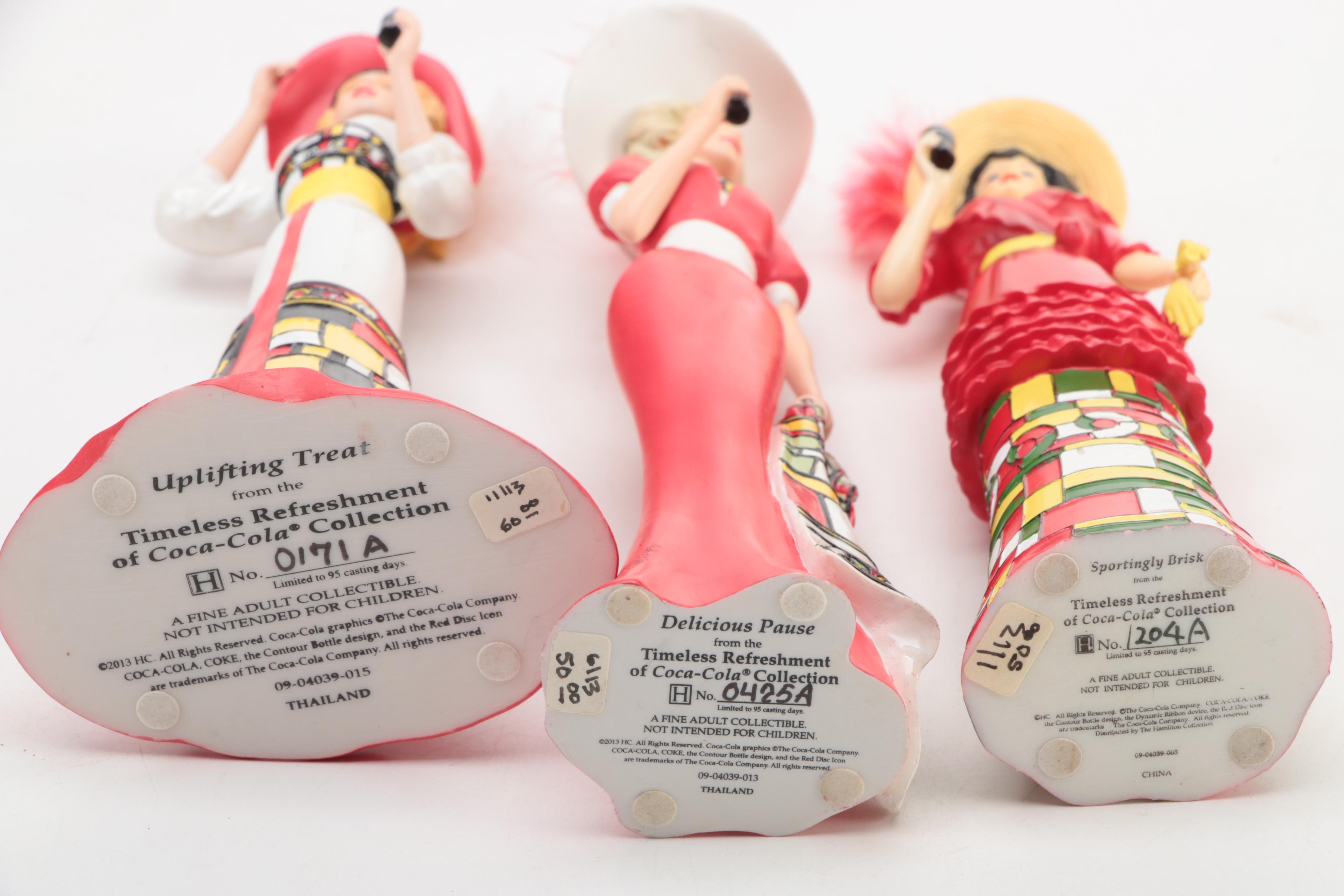 Hamilton Timeless Refreshment of Coca-Cola Collection Figurines