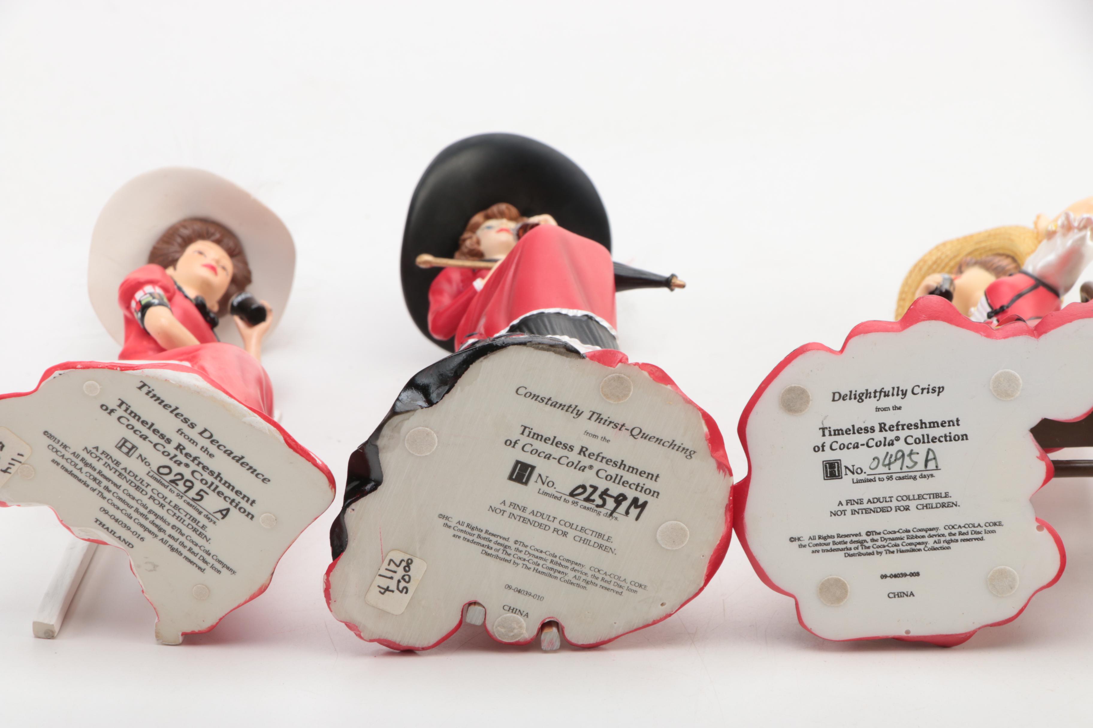 Hamilton Timeless Refreshment of Coca-Cola Collection Figurines