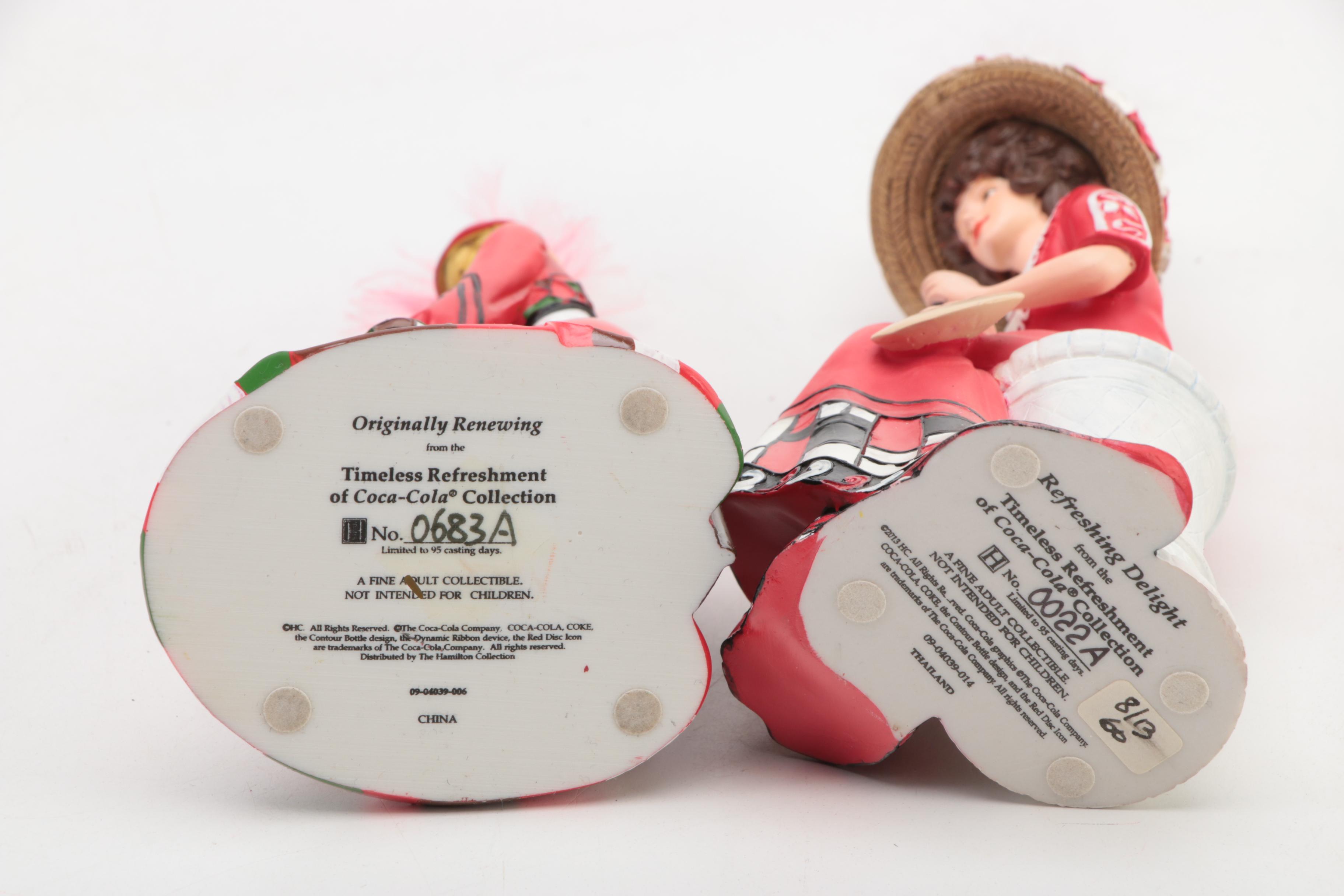Hamilton Timeless Refreshment of Coca-Cola Collection Figurines