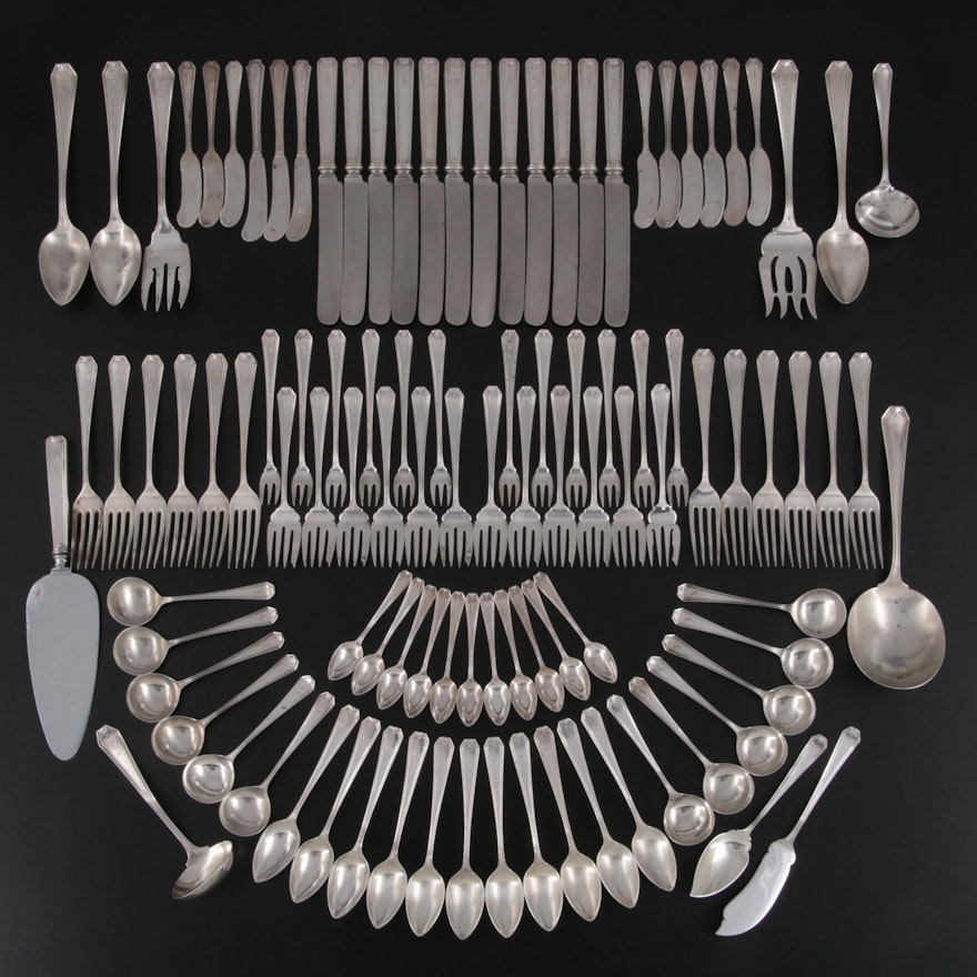 Whiting Mfg. Co. "Lady Baltimore" Sterling Silver Flatware and Serving Utensils