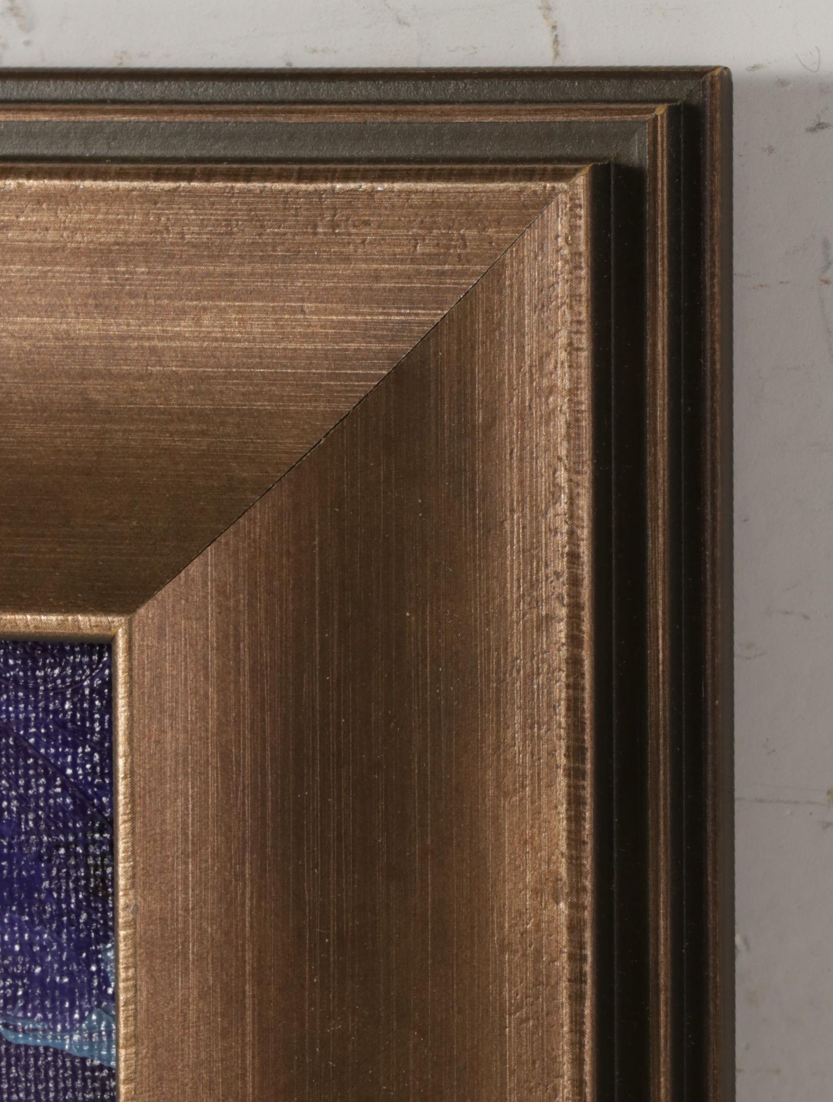 William Hawkins Oil Painting of Sunset Over River Delta, 21st Century