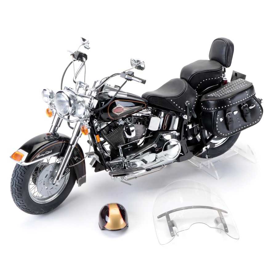 Franklin Mint Harley-Davidson Heritage Softail Classic Diecast Motorcycle, 2000