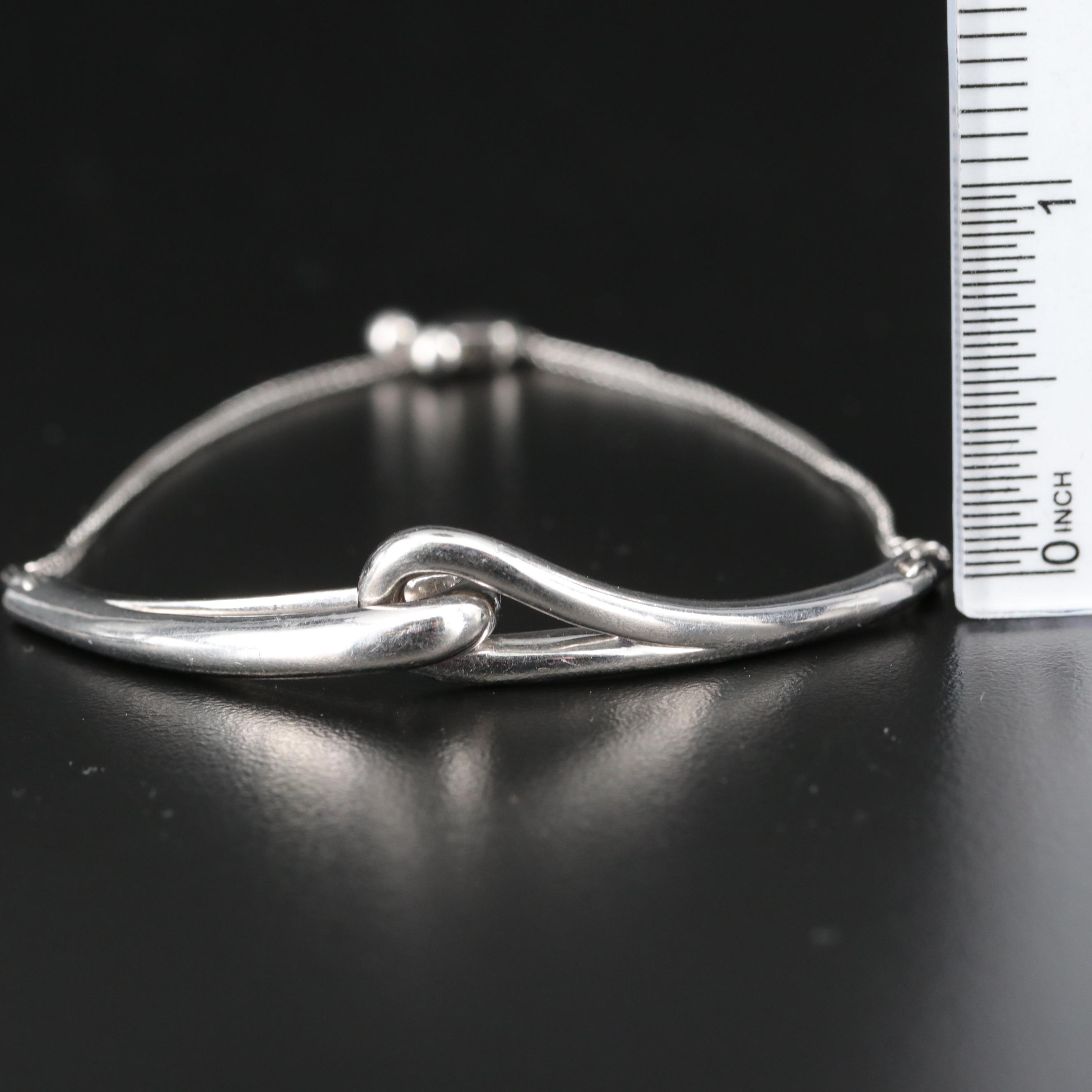 Sterling Silver Bolo Bracelets Including Sapphires