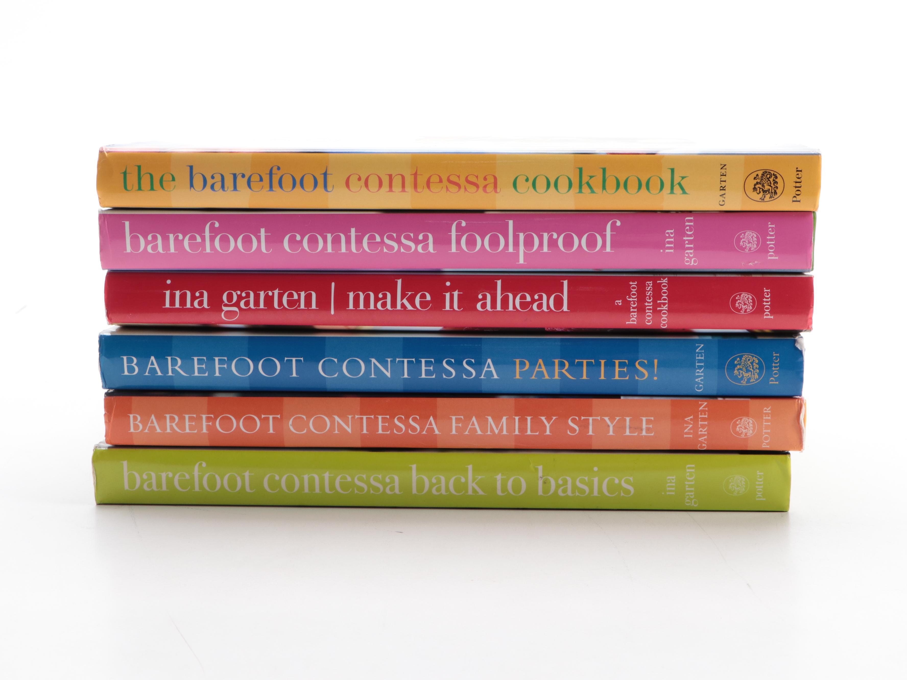"Barefoot Contessa" Cookbooks by Ina Garten Including First Editions