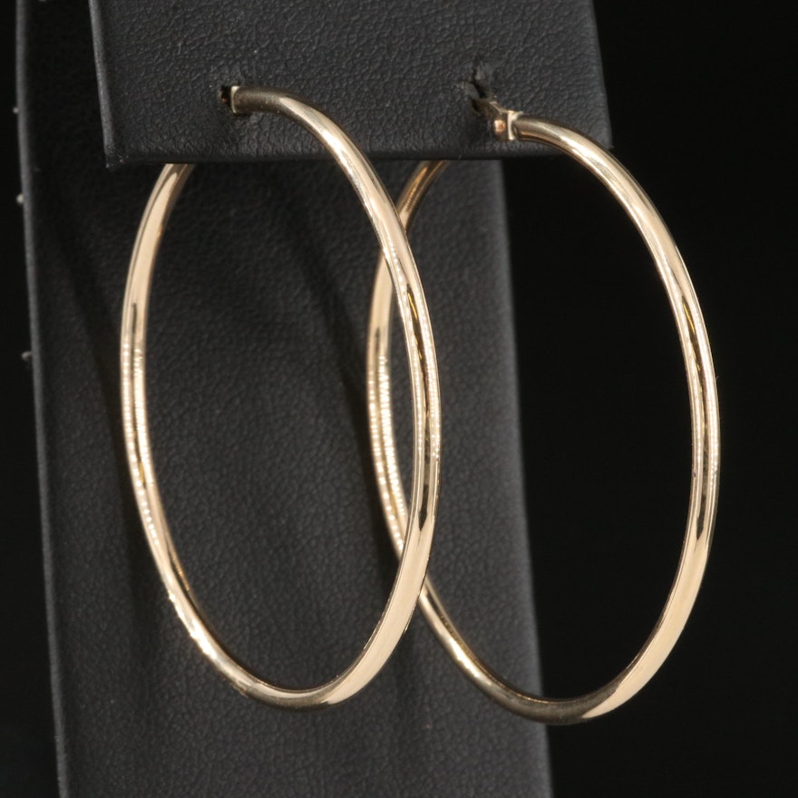 14K Hoop Earrings