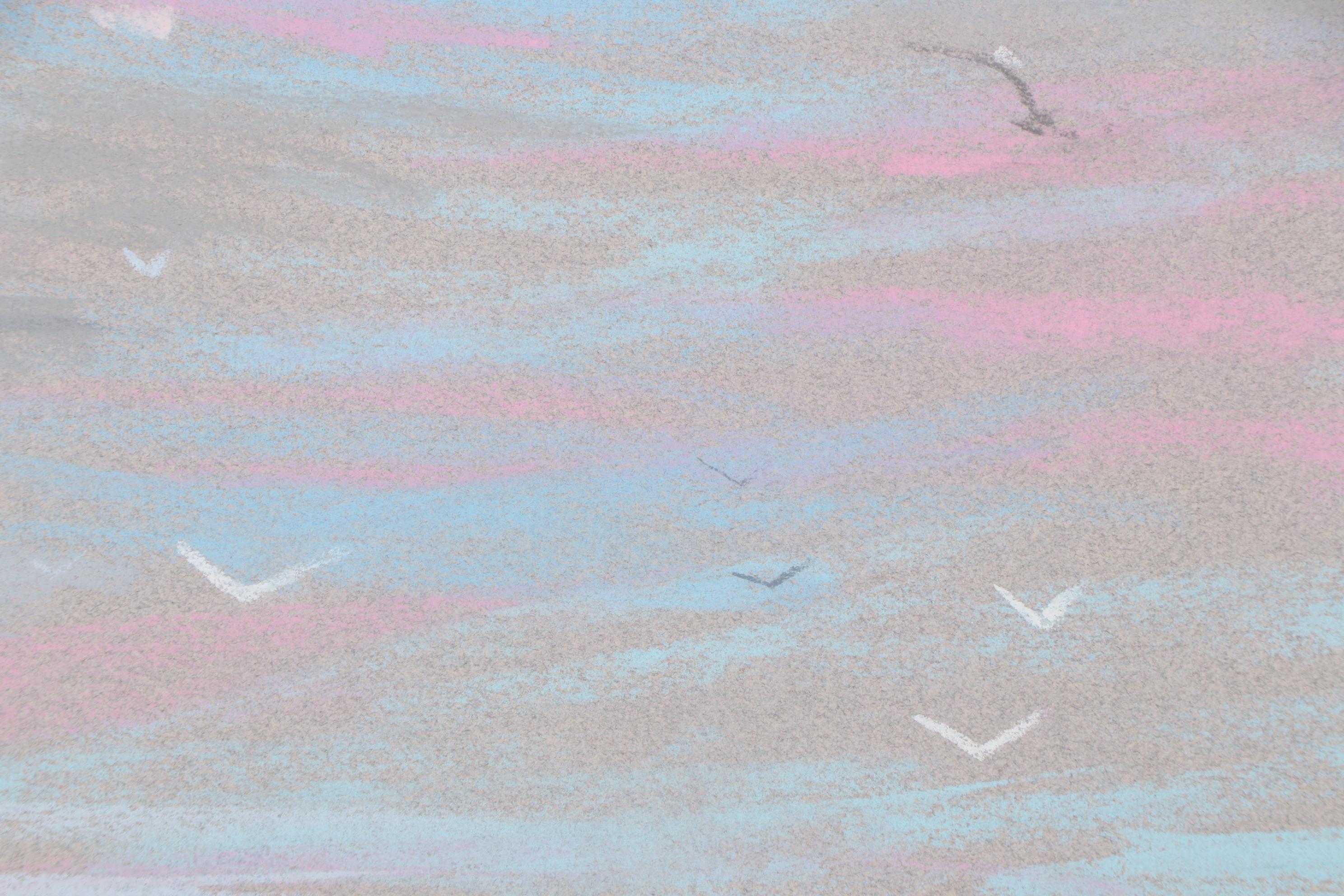 Kamil Kubik Cityscape Pastel Drawing