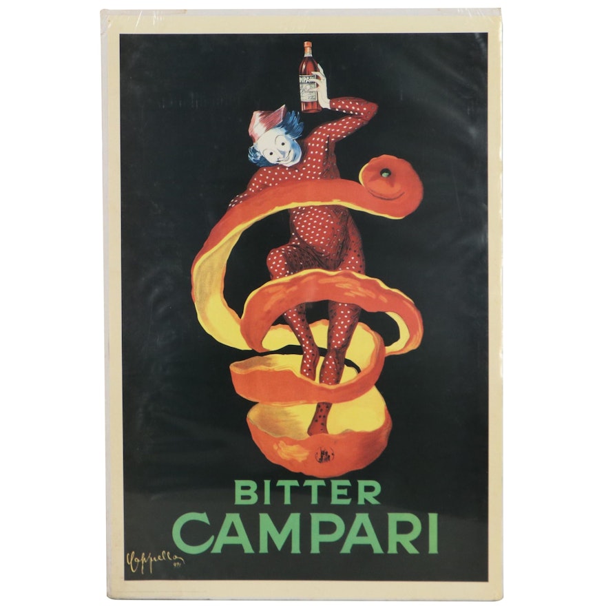 Offset Lithograph After Leonetto Cappiello "Bitter Campari," Late 20th Century