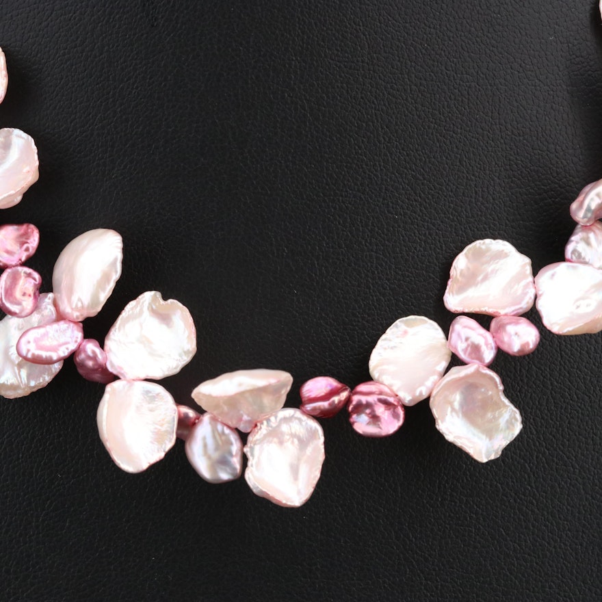 Sterling Pearl Necklace