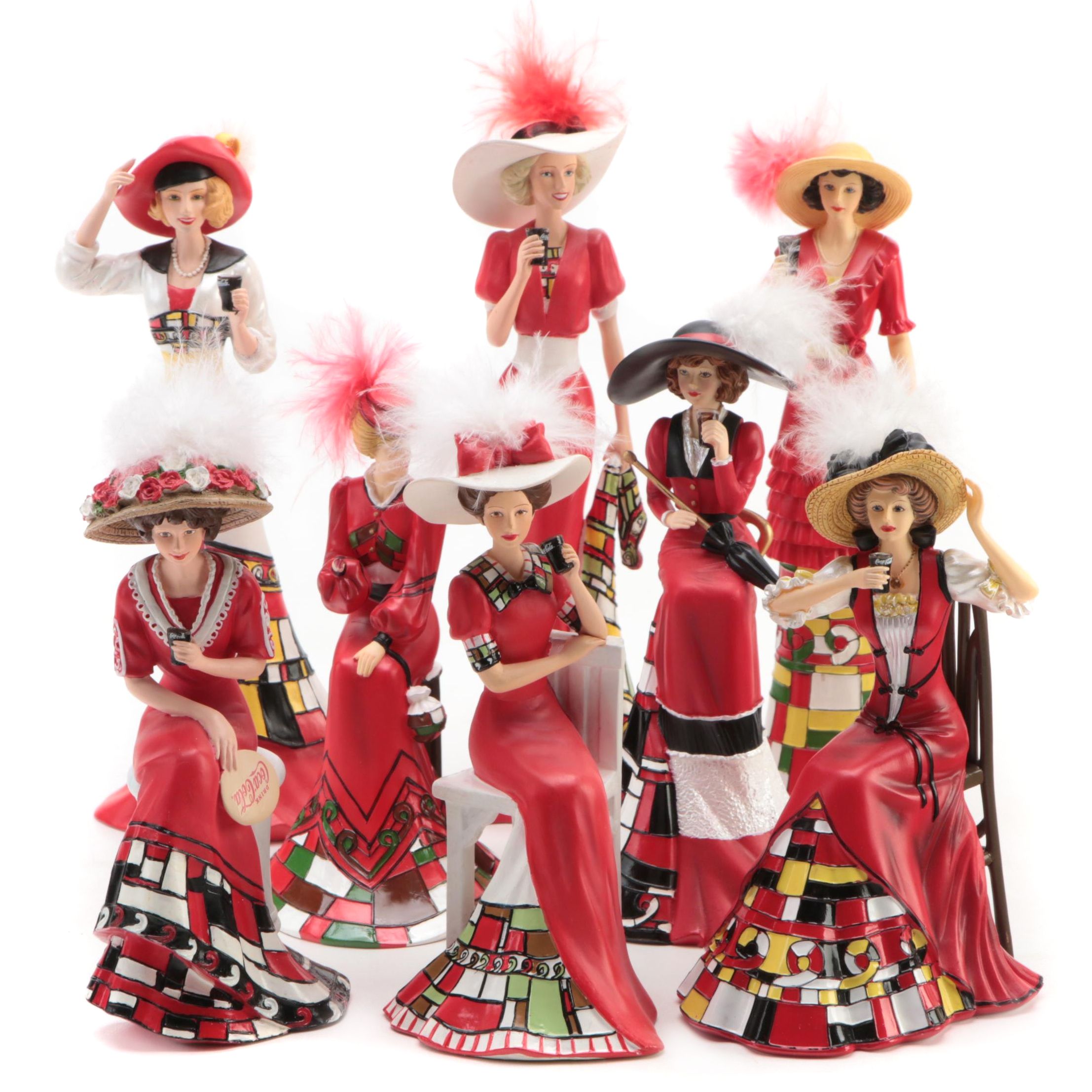 Hamilton Timeless Refreshment of Coca-Cola Collection Figurines