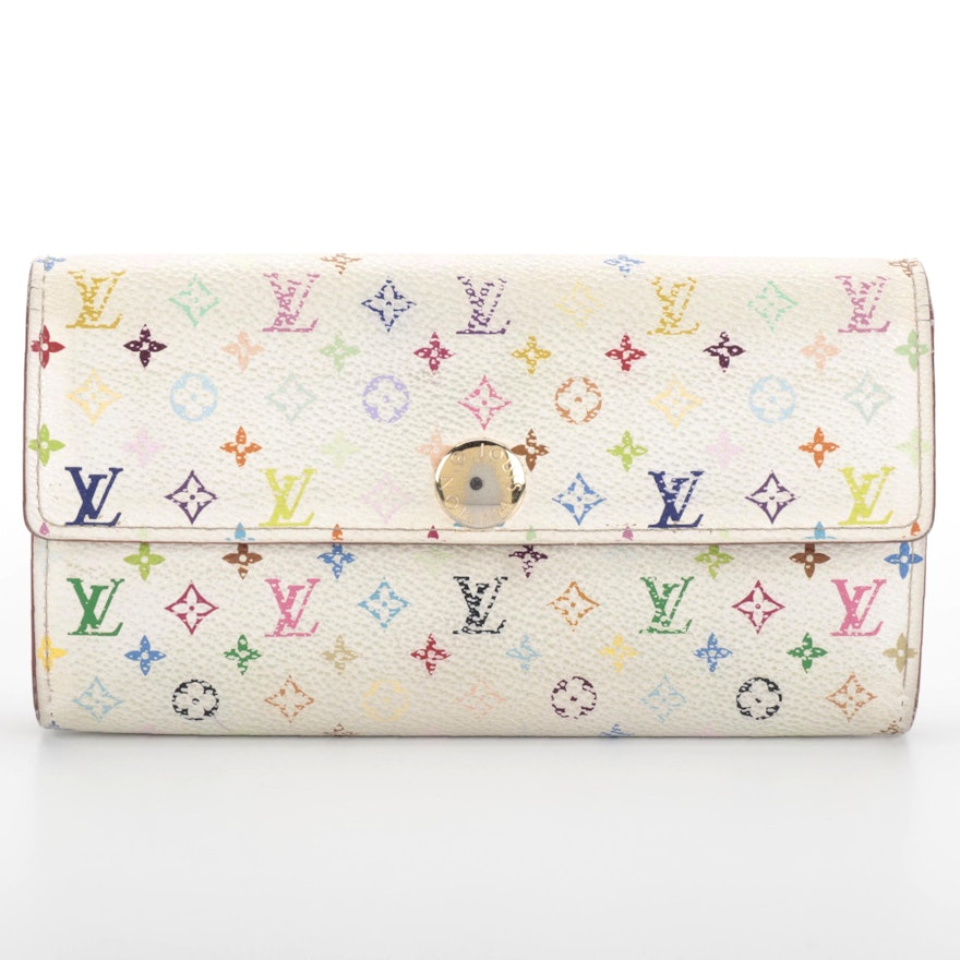 Louis Vuitton Sarah Wallet in Monogram Multicolore Coated Canvas