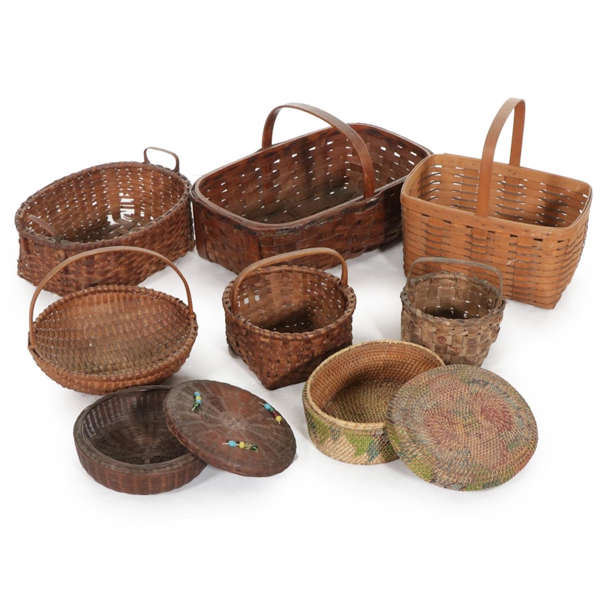 Longaberger and Other Handwoven Baskets