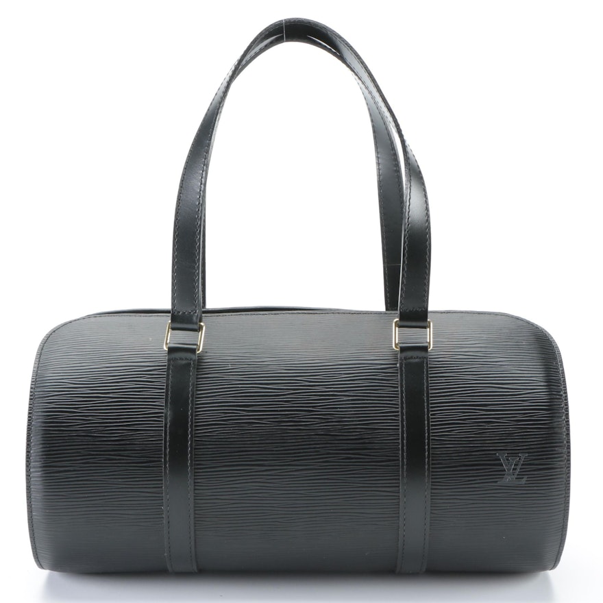 Louis Vuitton Soufflot in Black Epi Leather