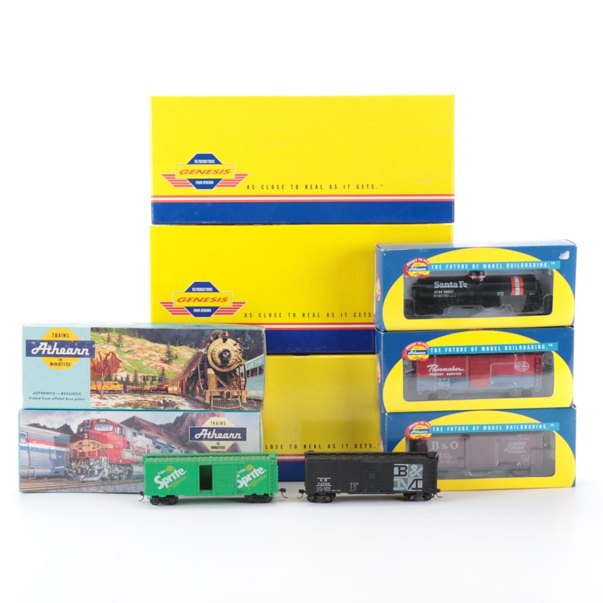 Genesis and Other HO Gauge Diesel Locomotive and Freight Cars