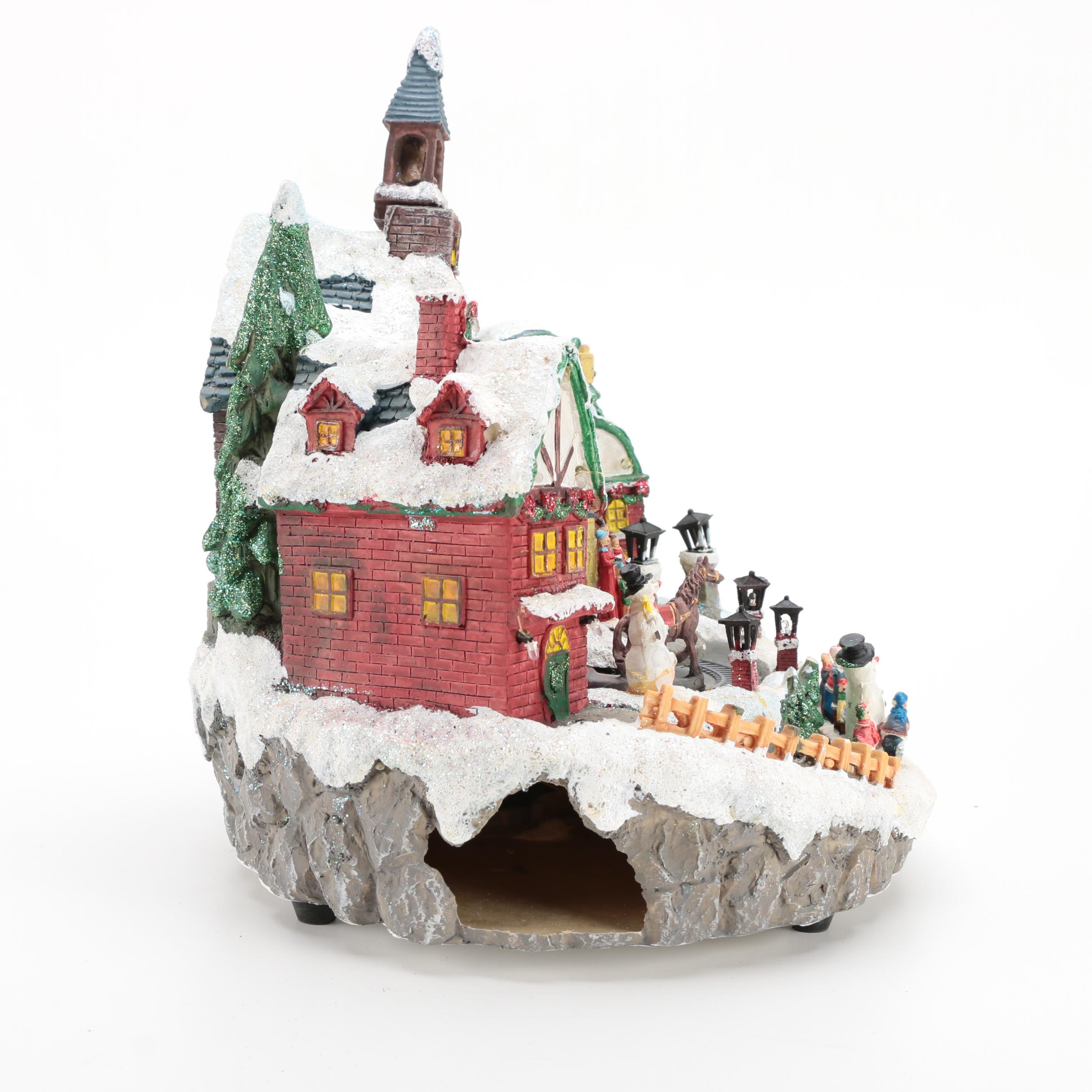 Home Accents Holiday "Canterbury Lane Skating Pond" and Other Christmas Decor