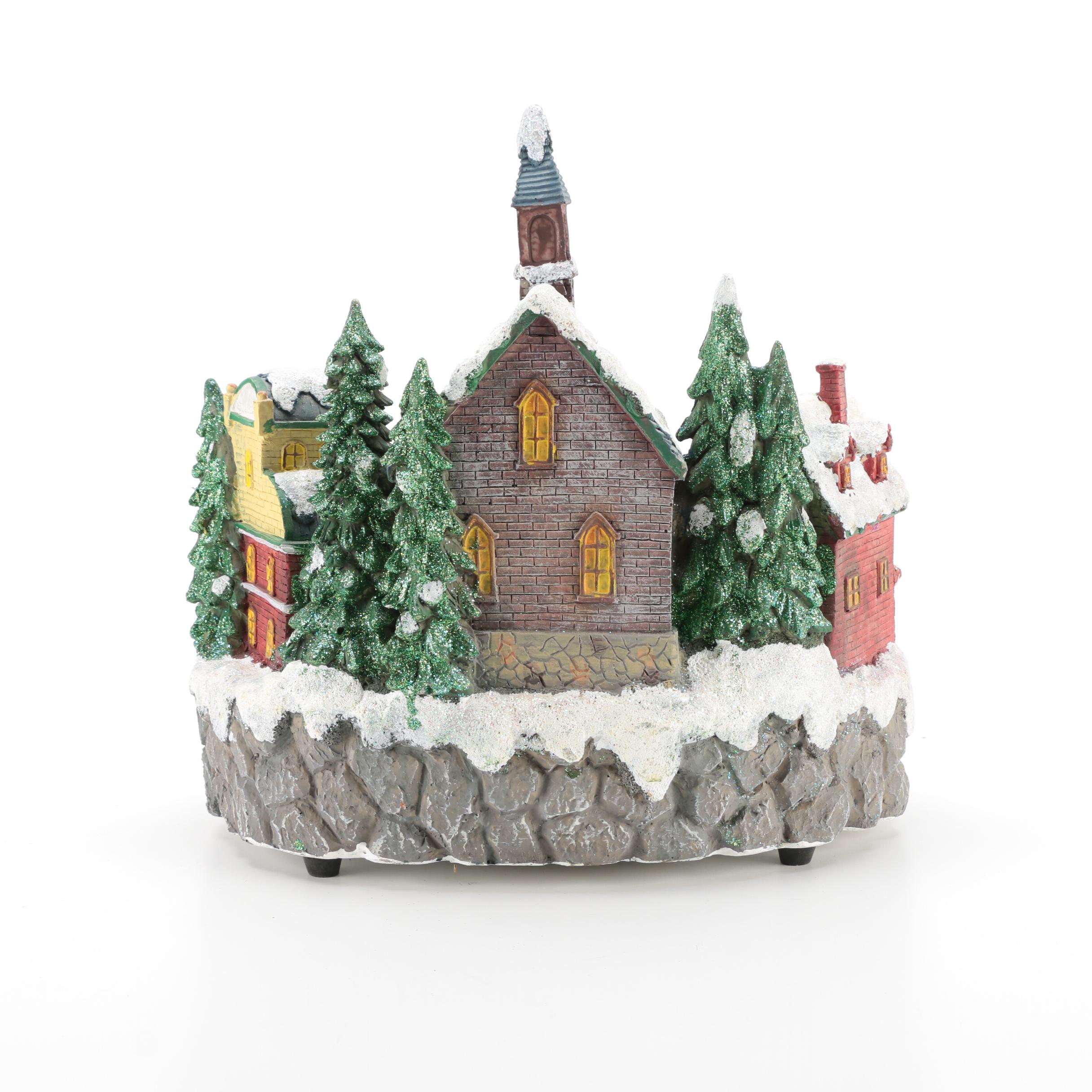 Home Accents Holiday "Canterbury Lane Skating Pond" and Other Christmas Decor