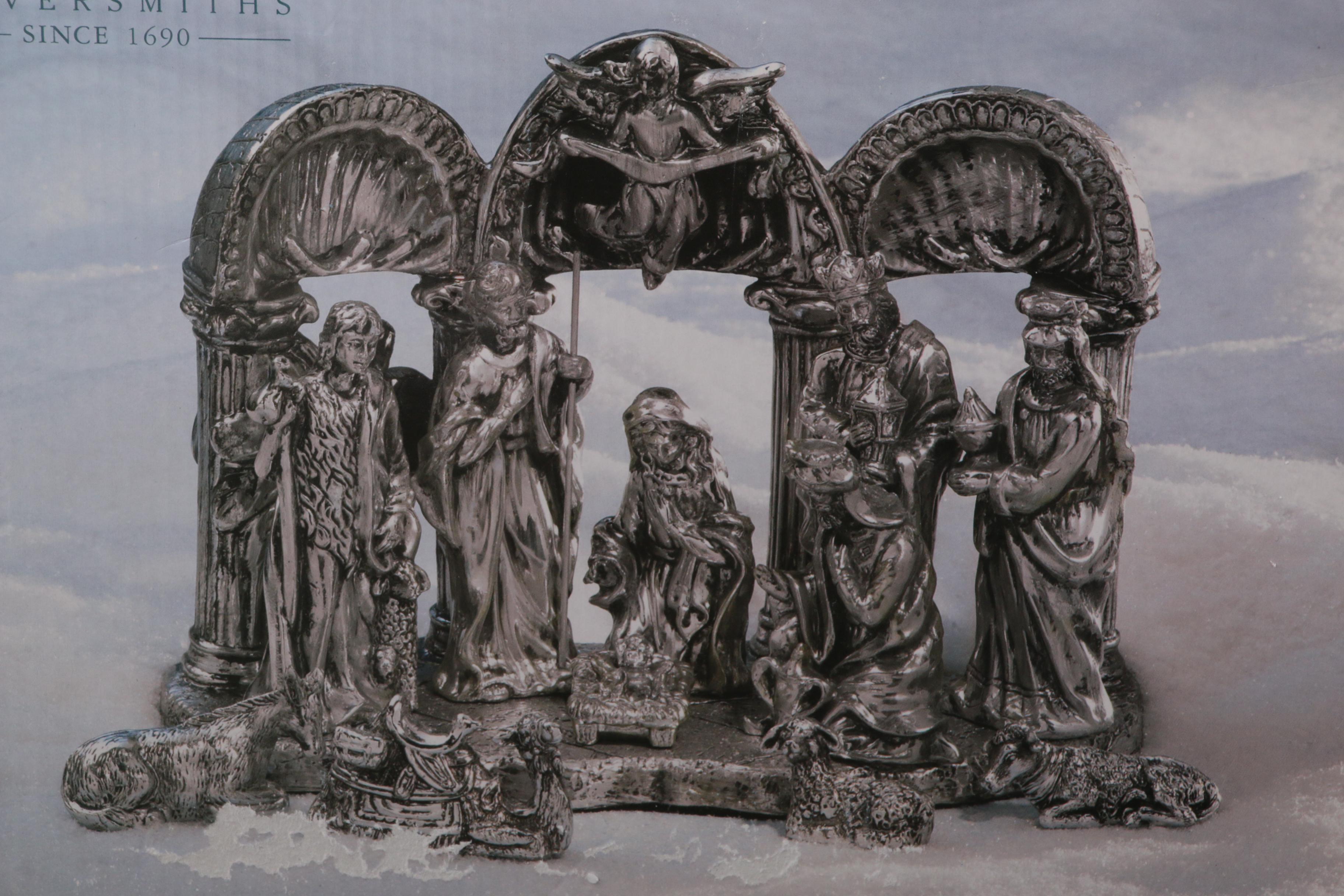 Towle Silver Plate Nativity Set