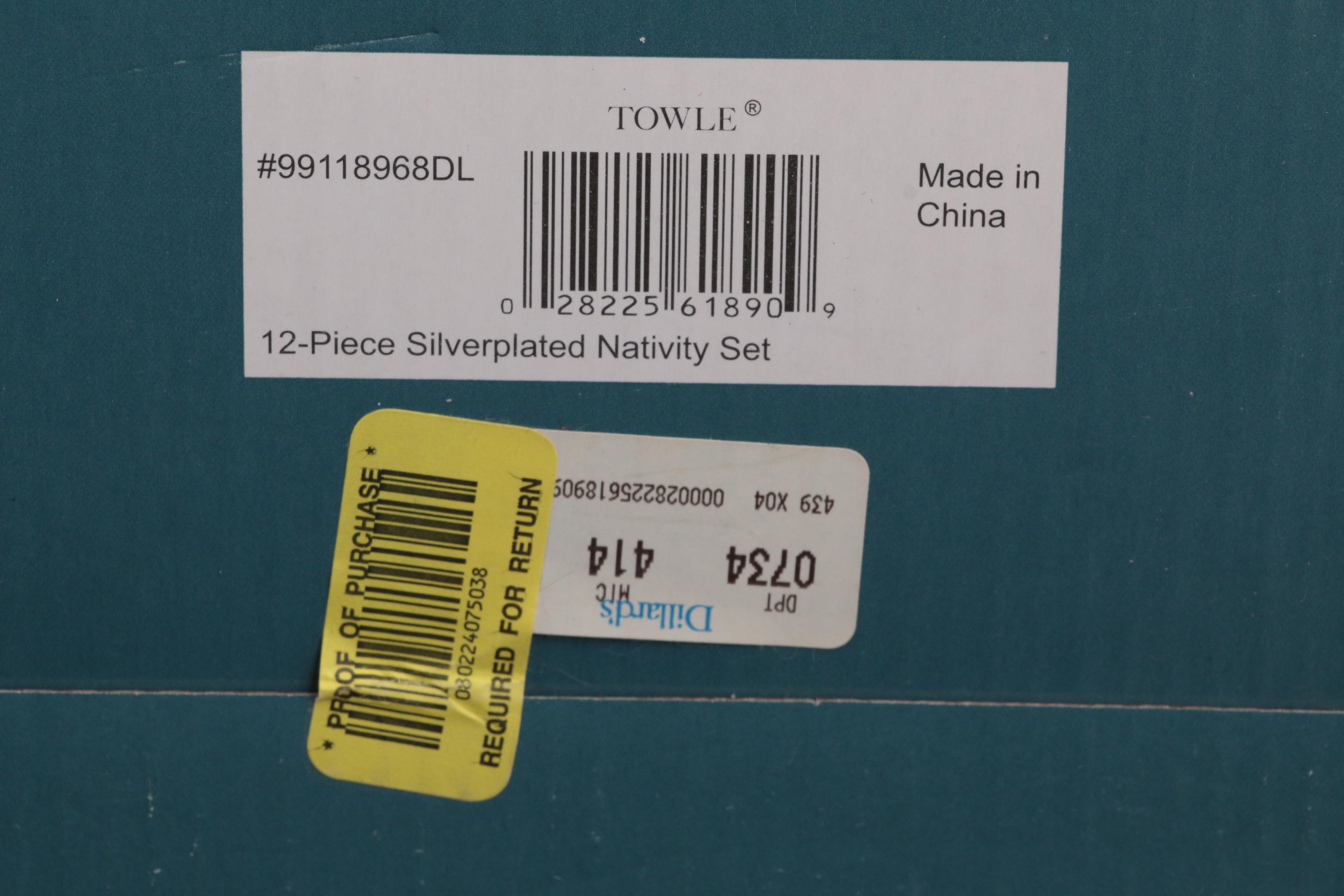 Towle Silver Plate Nativity Set