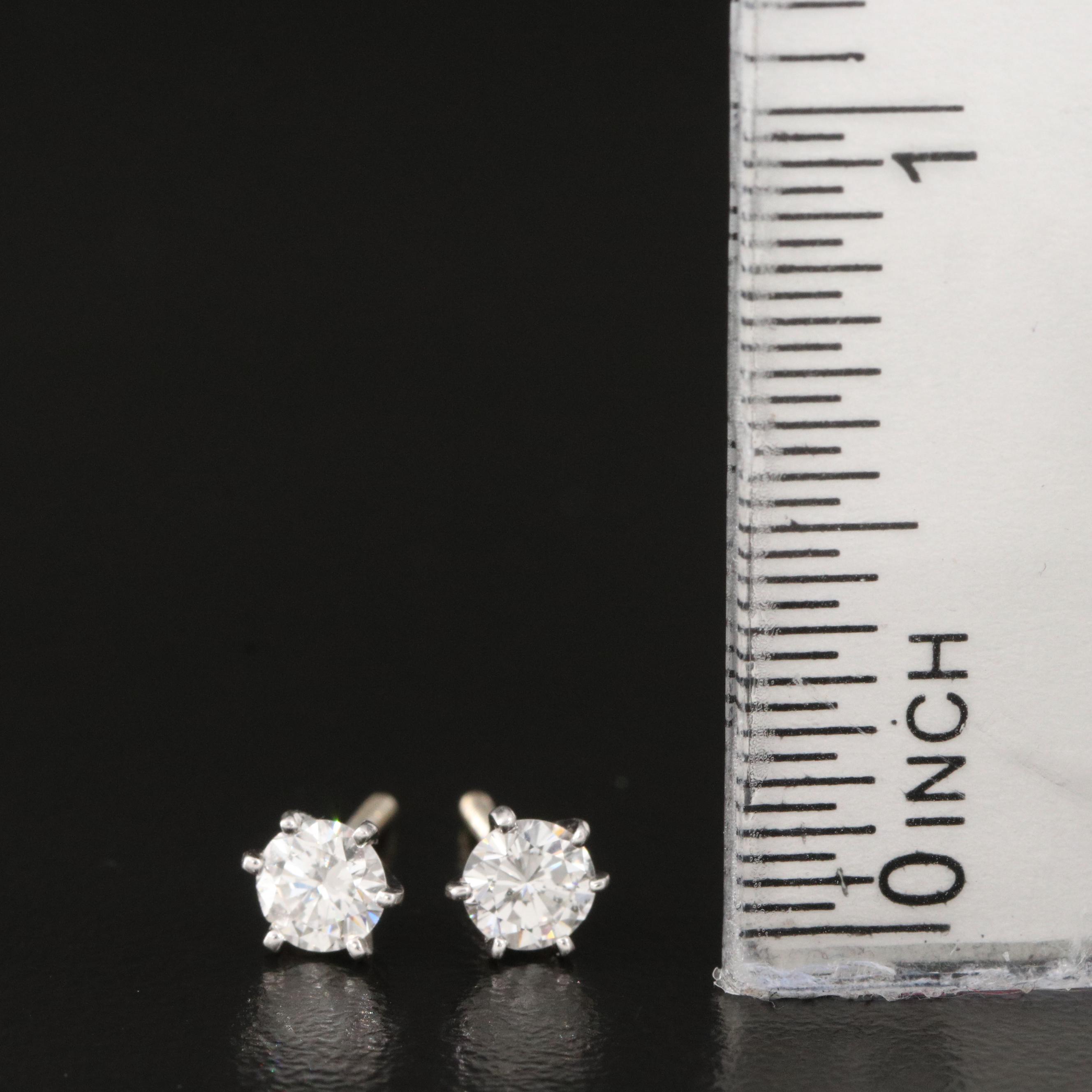 14K 0.58 CTW Diamond Stud Earrings