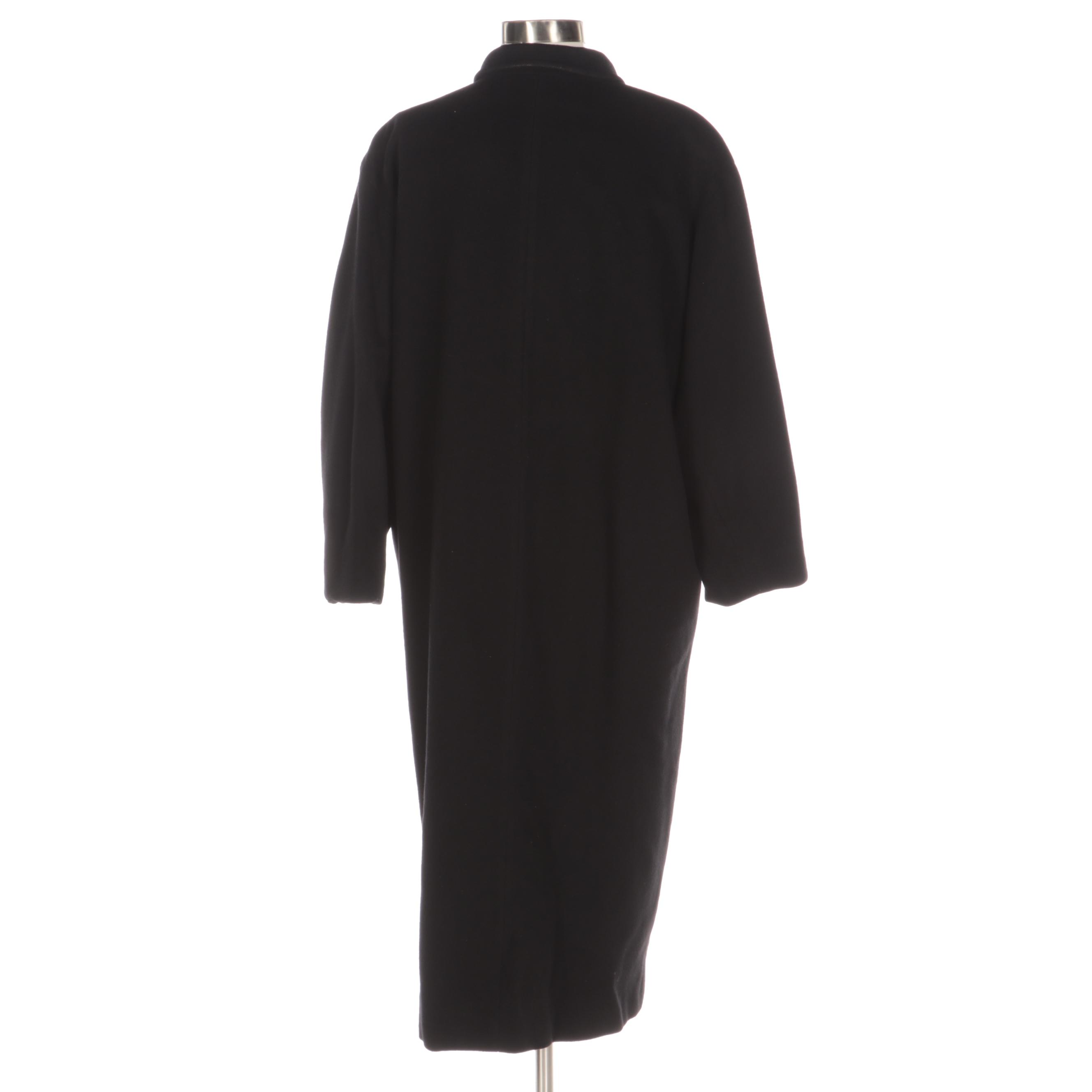 Searle Blatt Studio Cashmere Coat in Black