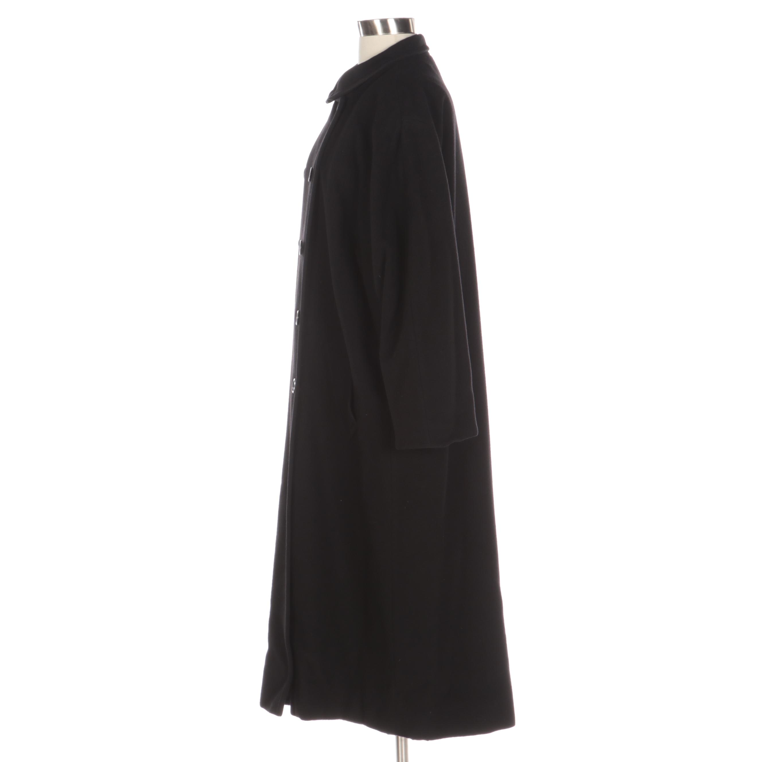 Searle Blatt Studio Cashmere Coat in Black