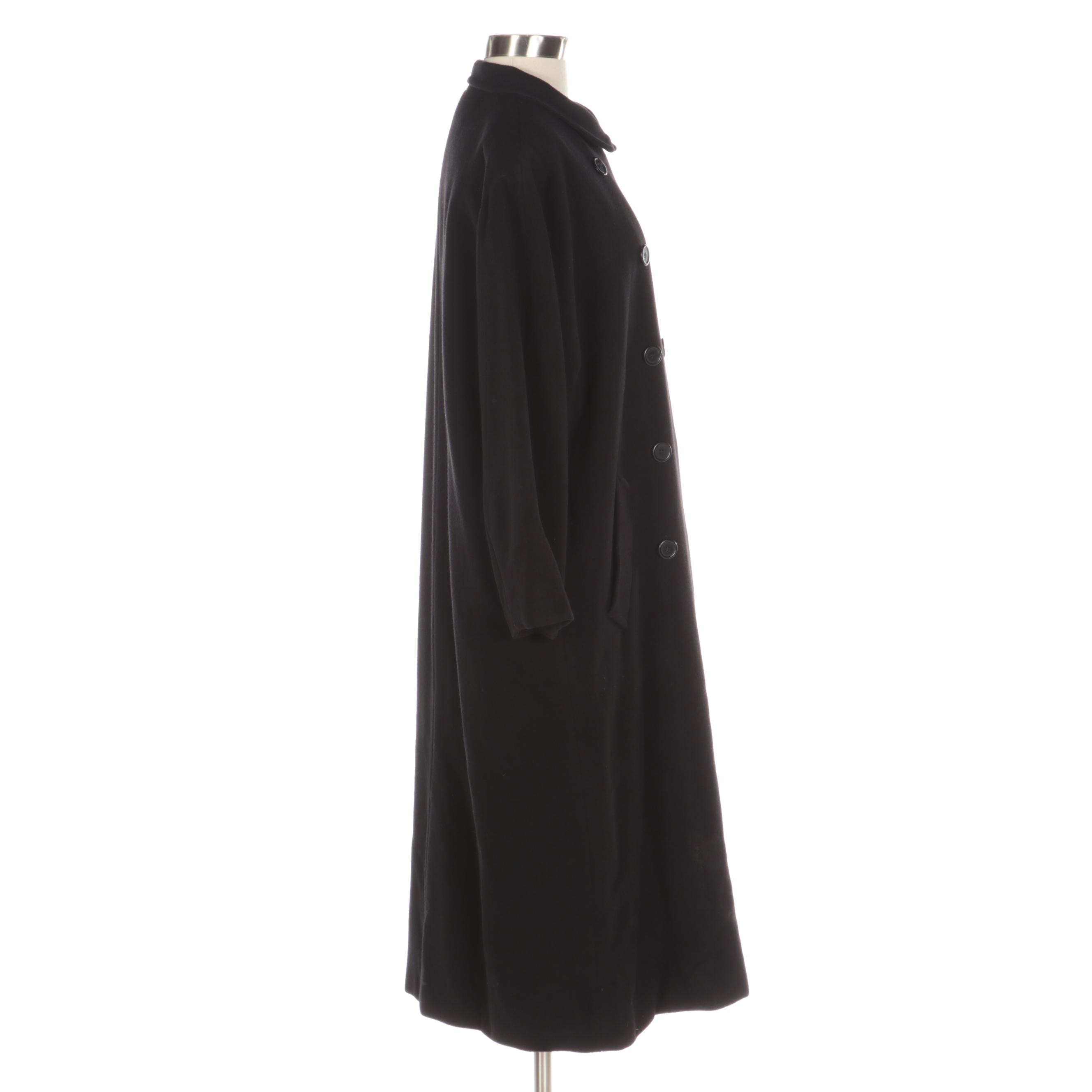 Searle Blatt Studio Cashmere Coat in Black