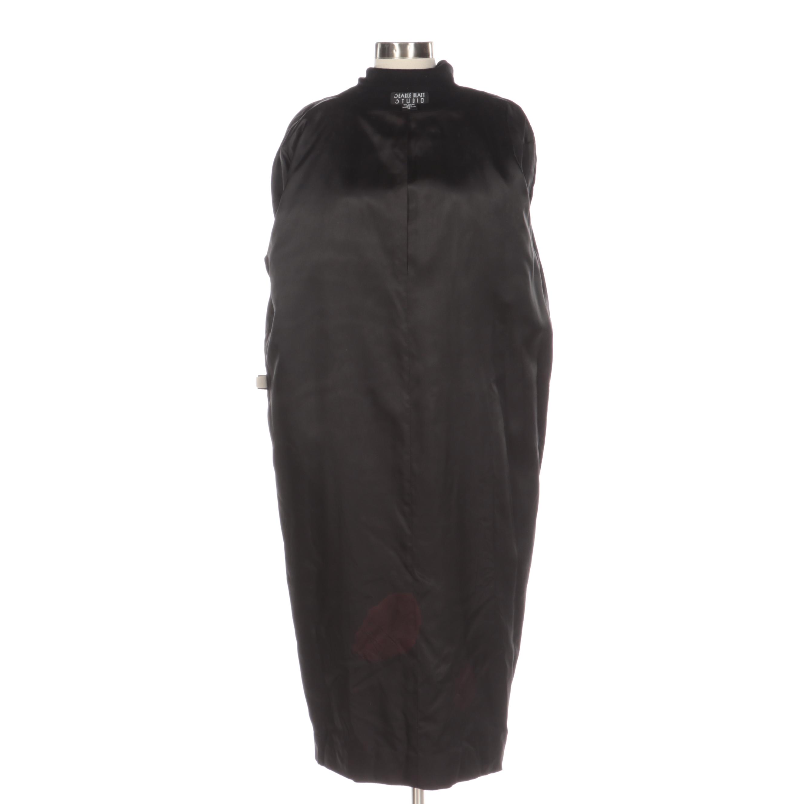 Searle Blatt Studio Cashmere Coat in Black
