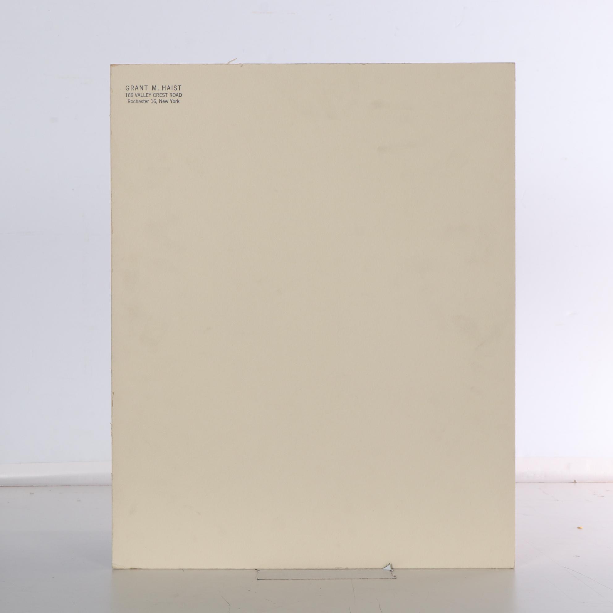 Grant Haist Silver Print Photograph "Exhibition"