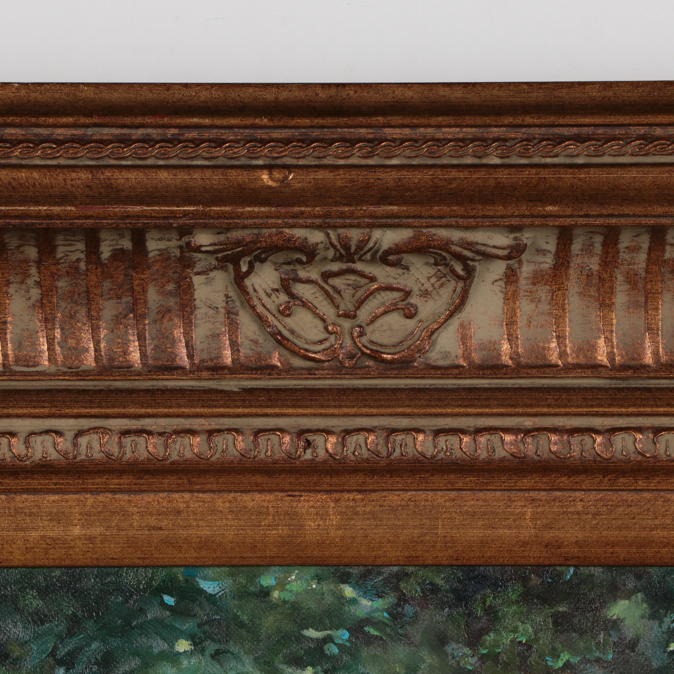 Peter Keil Large-Scale Oil Painting "Paris Bar"