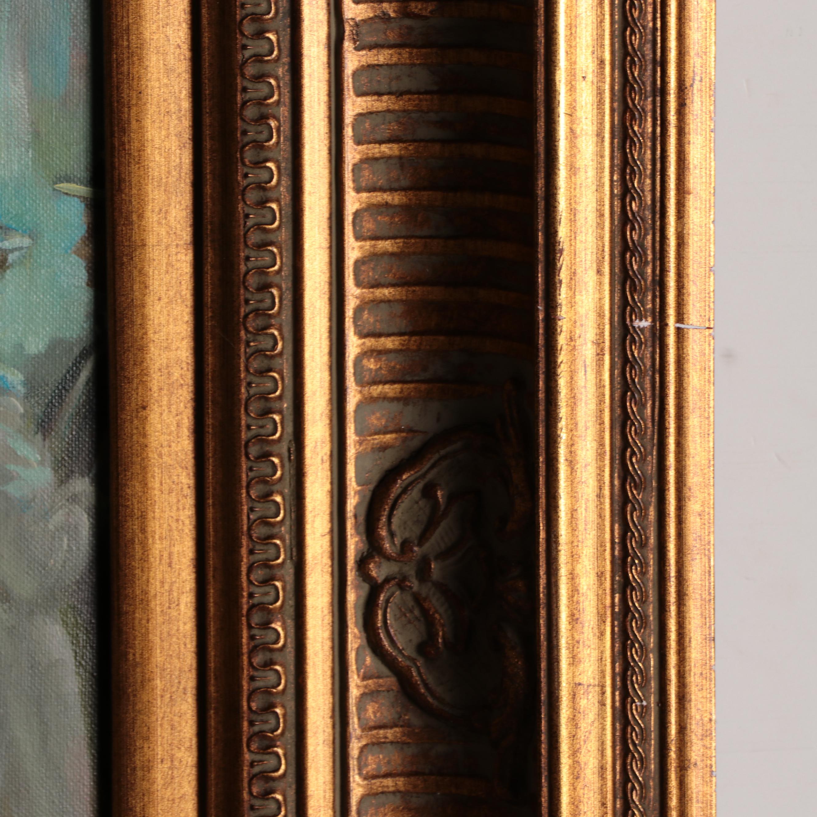 Peter Keil Large-Scale Oil Painting "Paris Bar"